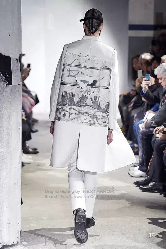 Comme des Garcons Comme Des Garcons Ink printing sleeveless coat Size US S / EU 44-46 / 1 - 4 Thumbnail