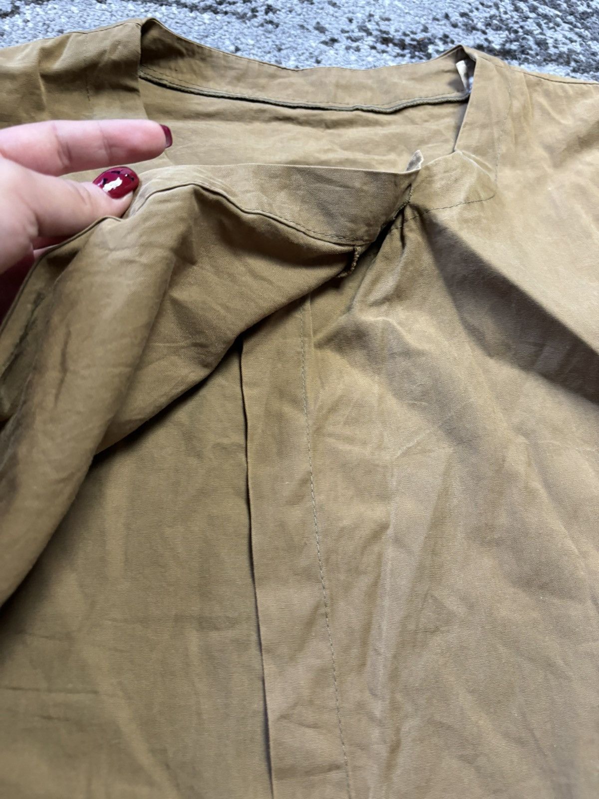 Japanese Brand × Vintage Vintage Y2K camel cotton vest Size L / US 10 / IT 46 - 4 Thumbnail