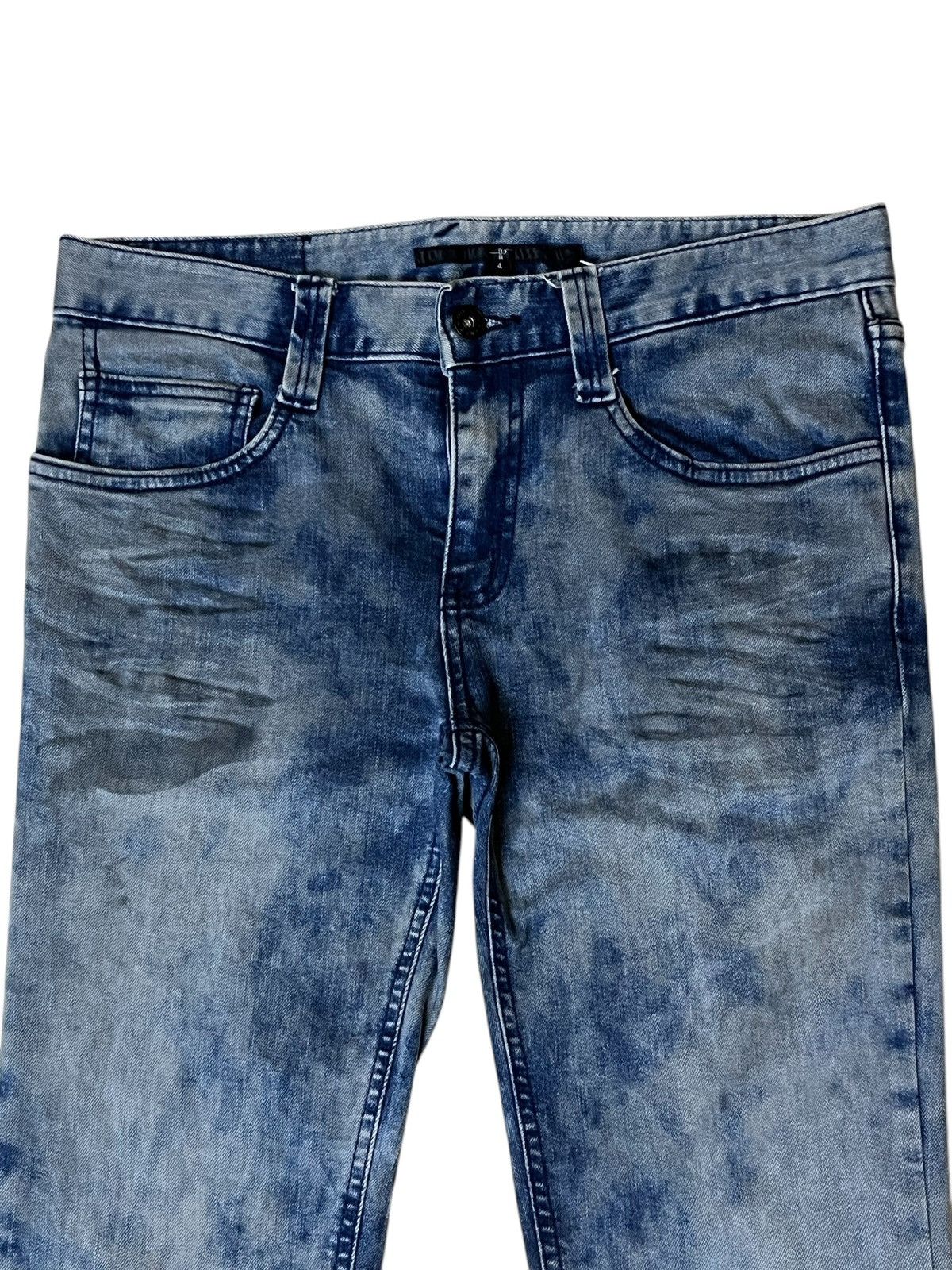 Japanese Brand JAPANESE BRAND NO ID TYE DYE SLIM FIT JEANS Size US 31 - 4 Thumbnail