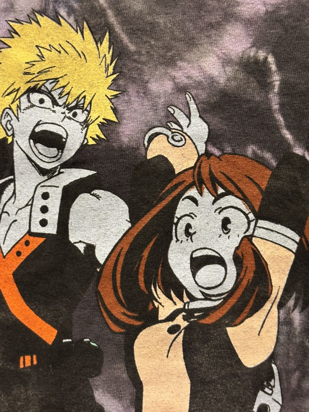 Other My Hero Academia Group Blue & Purple Acid Wash Shirt • Sz: M Size US M / EU 48-50 / 2 - 9 Thumbnail