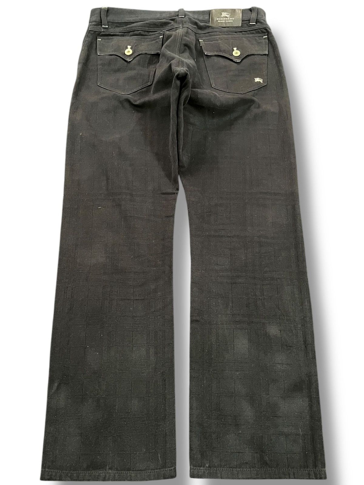 Black Label × Burberry × Burberry Prorsum Vintage Burberry Distinctive Pattern Batman Pocket Denim Size US 33 - 5 Thumbnail