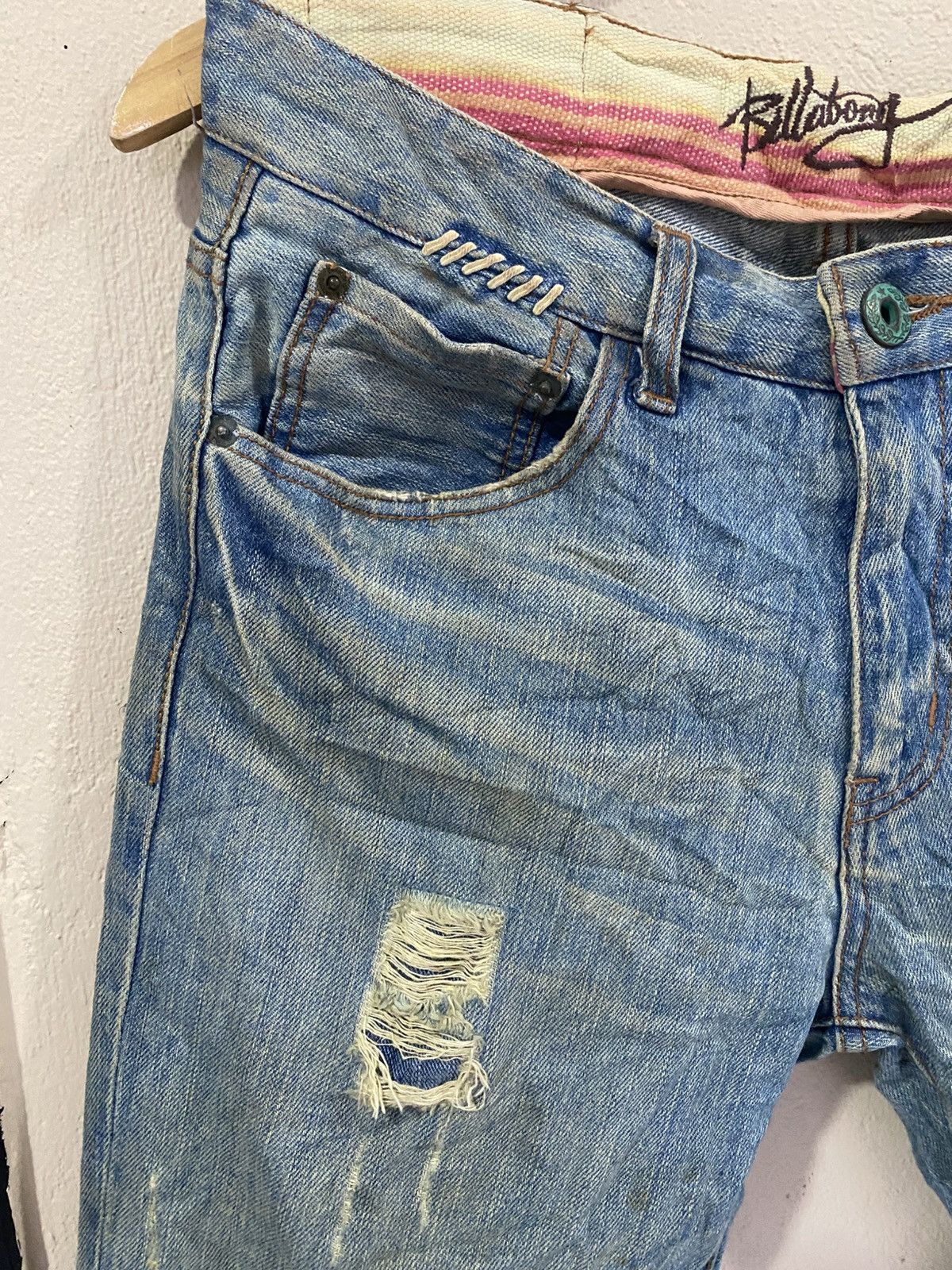 Billabong Billabong Muddy Bluewash Y2K Denim Size US 31 - 4 Thumbnail