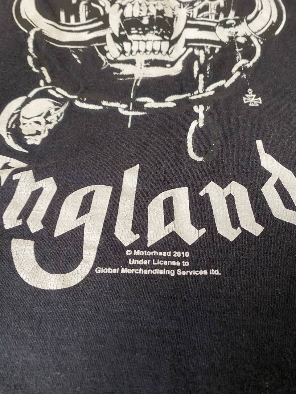 Band Tees 🔥 Motorhead England 2010 Vintage Rare Logo T Shirt Faded Y2K Size US M / EU 48-50 / 2 - 11 Thumbnail