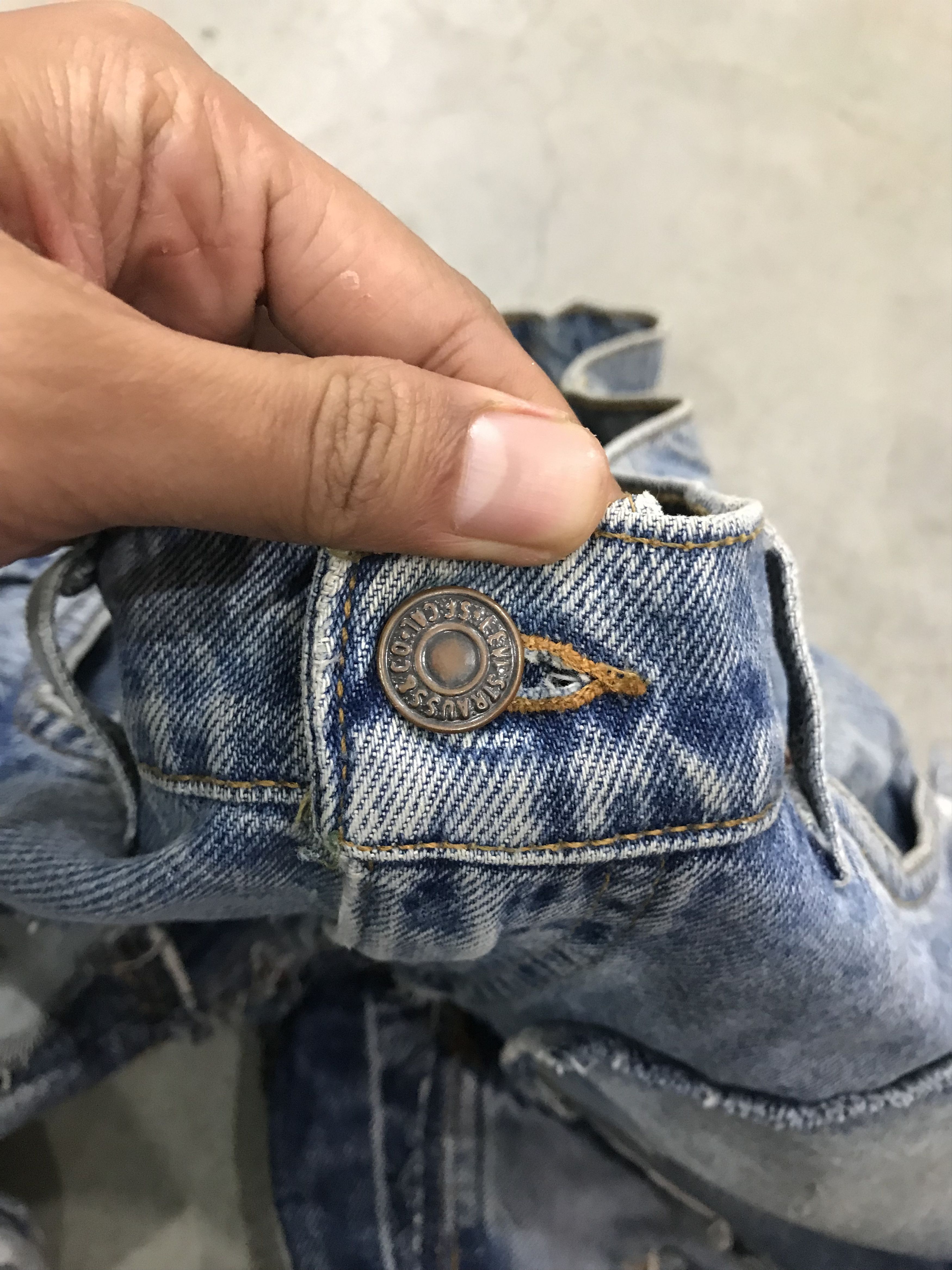 Levi's VINTAGE LEVIS PATCHWORK WITH POCKET CUSTOM MADE PANTS Size US 30 / EU 46 - 6 Thumbnail