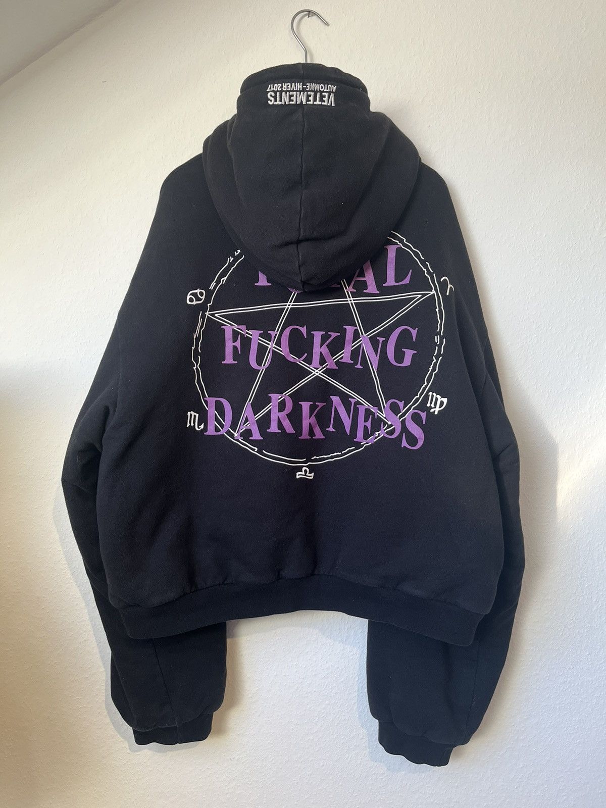 Vetements Vetements Total Fucking Darkness Zip Hoodie Size US XS / EU 42 / 0 - 3 Thumbnail