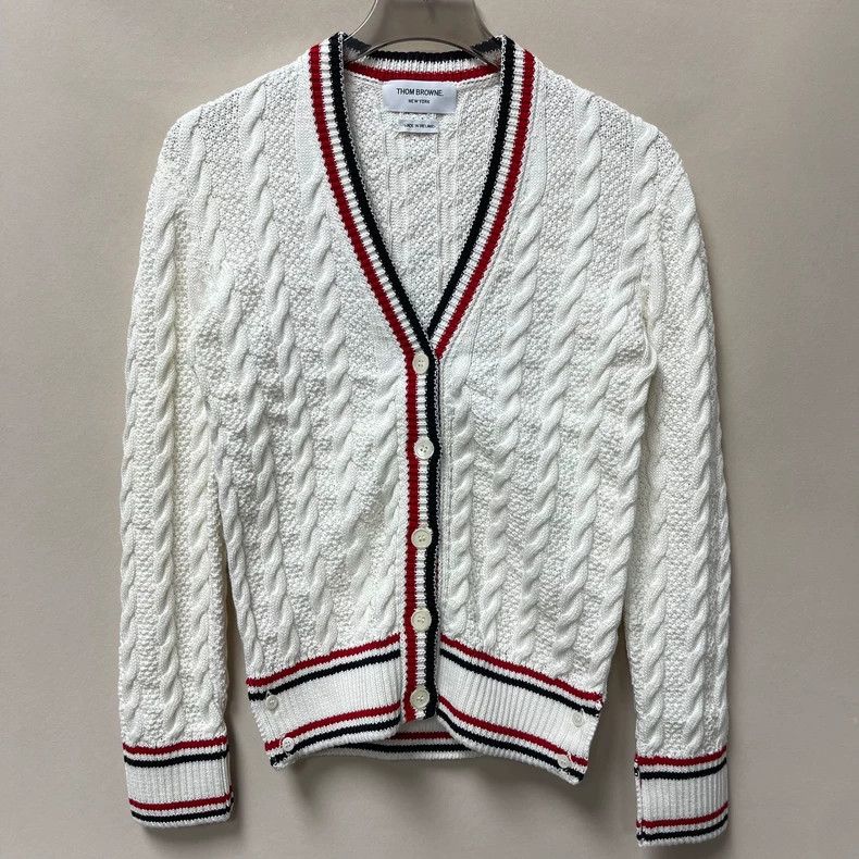 Thom Browne Knitted sweater cardigan