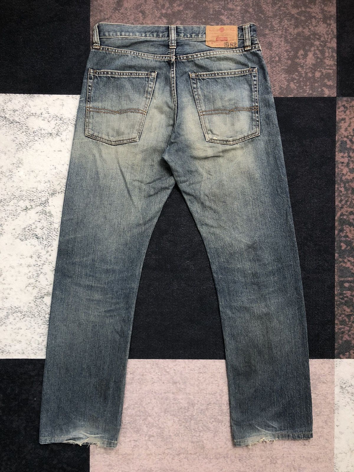 Hysteric Glamour Vintage GL Heart Mud Washed Distressed Jeans Size US 32 / EU 48 - 12 Thumbnail