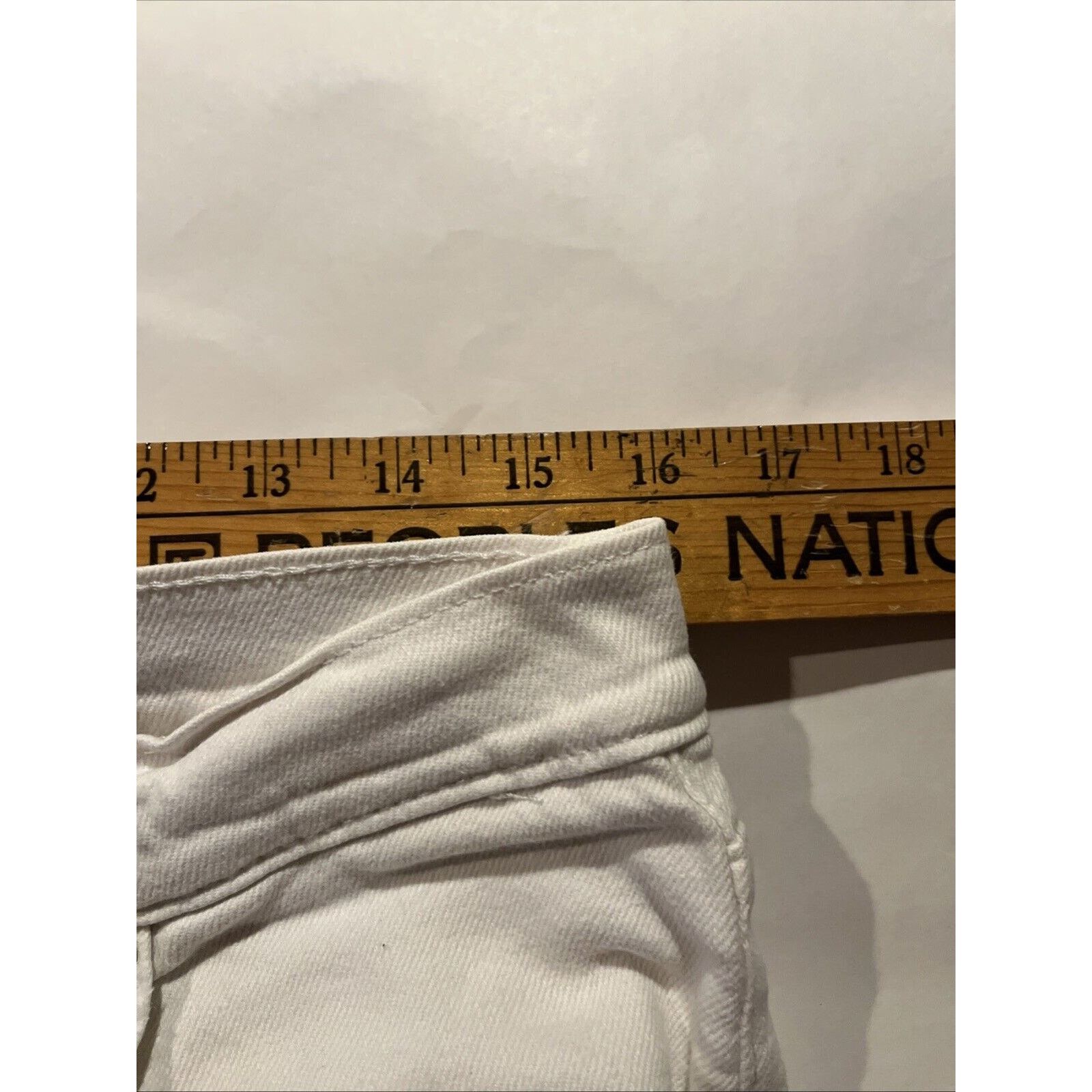 Levi's Levi’s 724 Jeans Womens 31 32x24 High Straight Raw Hem White Size 31" - 11 Thumbnail