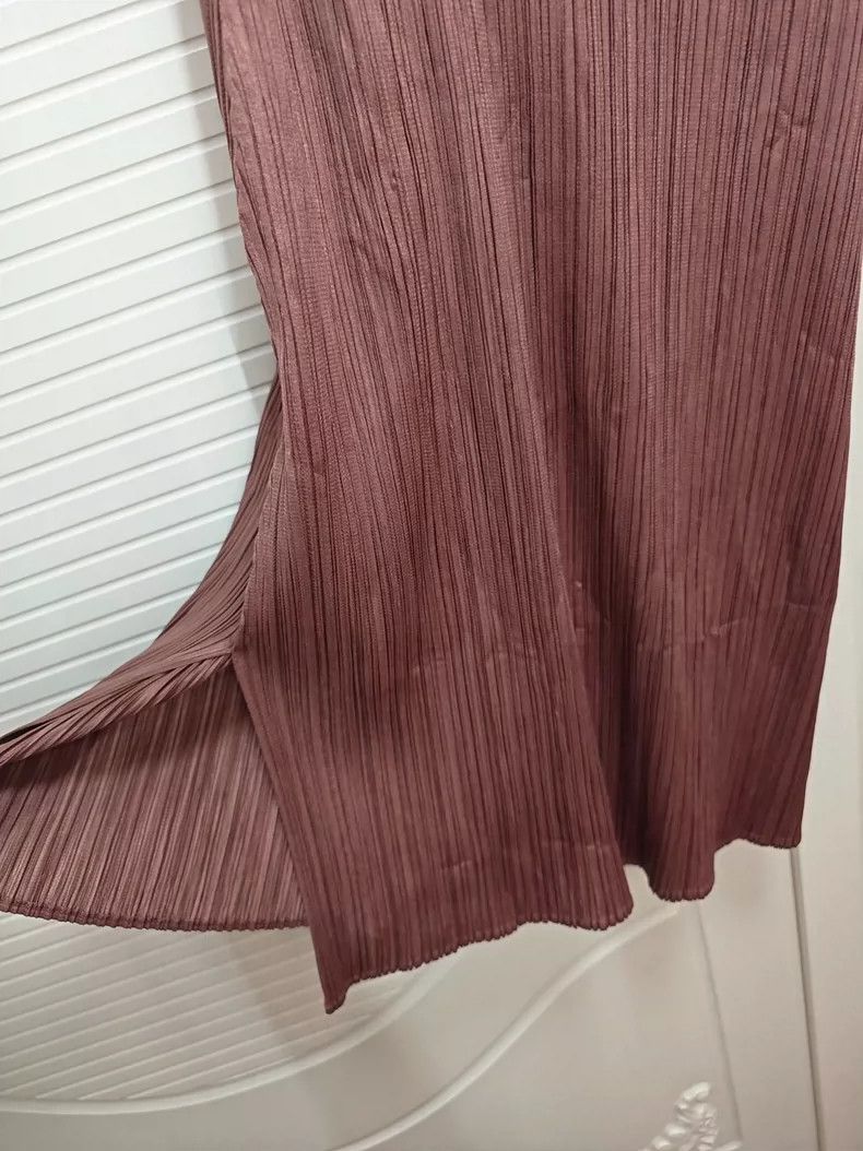 Issey Miyake Issey Miyake size:3 Brown vest dress Size XS / US 0-2 / IT 36-38 - 6 Thumbnail