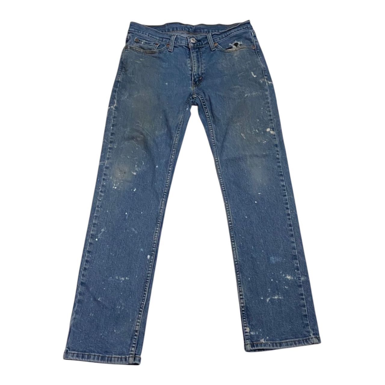 Levi's Levi's 514 straight-fit splatter denim jeans Size US 31 - 2 Thumbnail