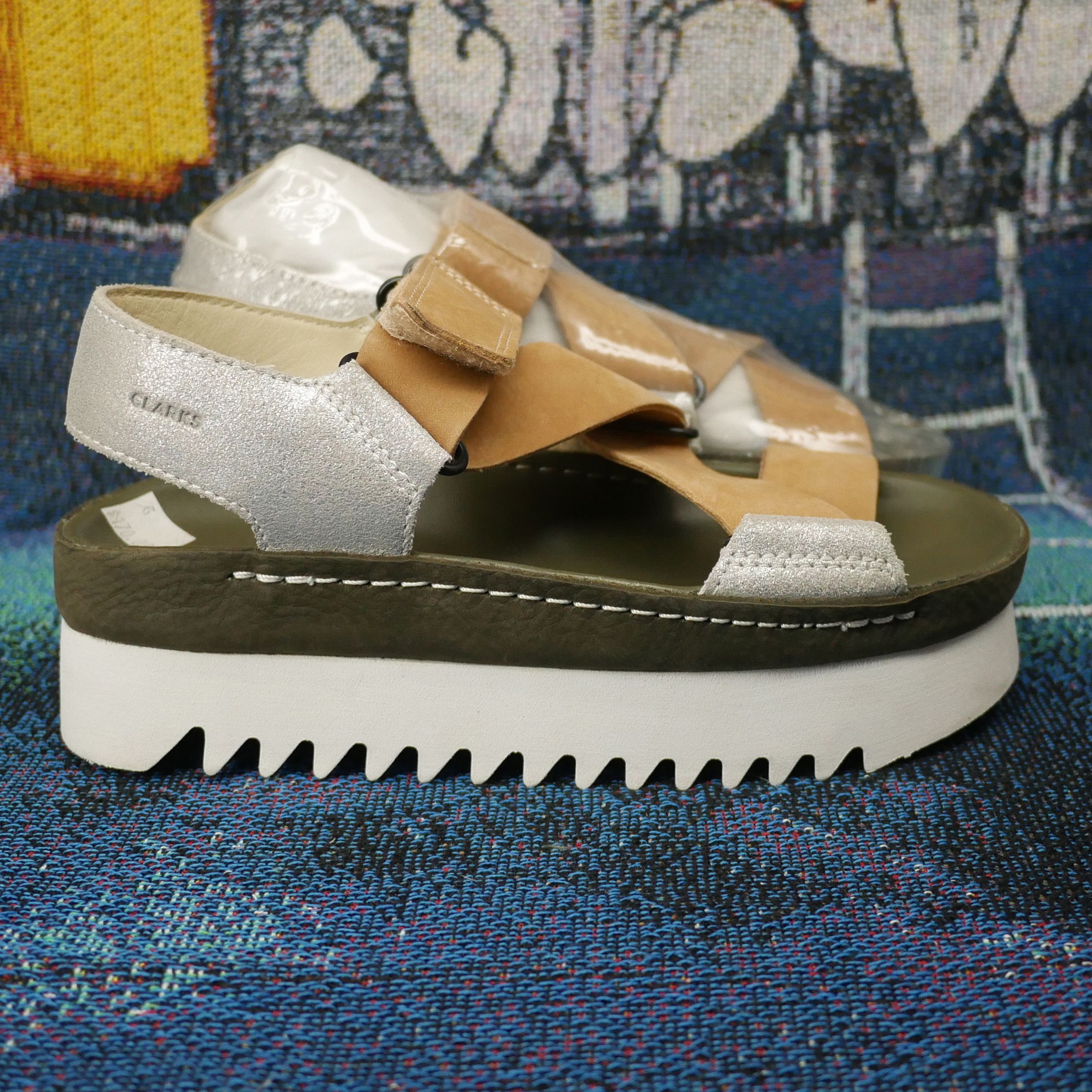 Clarks Clarks Ranger ELVTD Elevated Platform Wedge Sandals Size US 6 / IT 36 - 2 Thumbnail