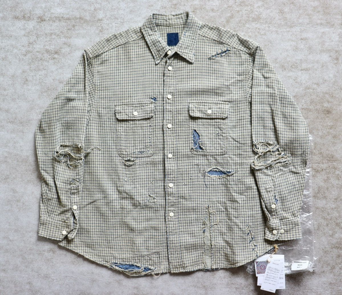 Visvim VISVIM 20ss ICT GRAND RIVER L/S CRASH Size US M / EU 48-50 / 2 - 1 Thumbnail