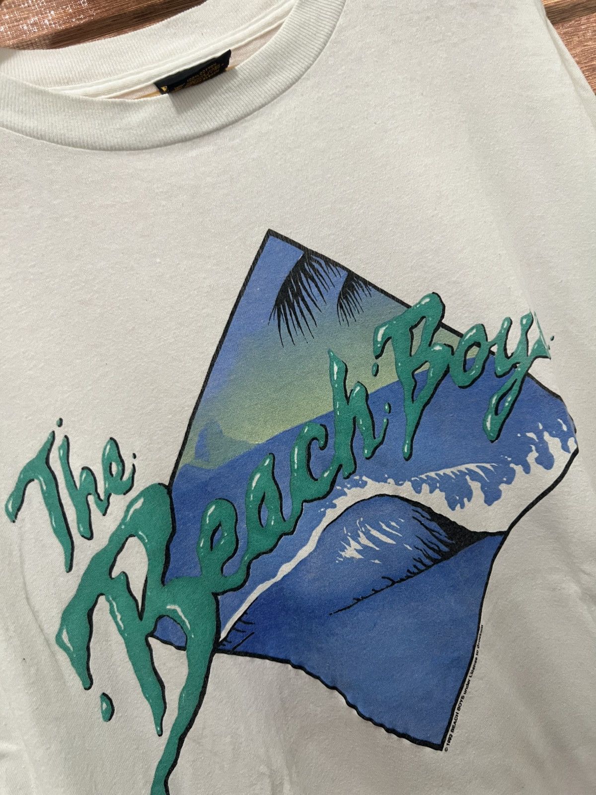 Band Tees × Vintage Vintage 1993 The Beach Boys Wave Surf Band Size US XL / EU 56 / 4 - 4 Thumbnail