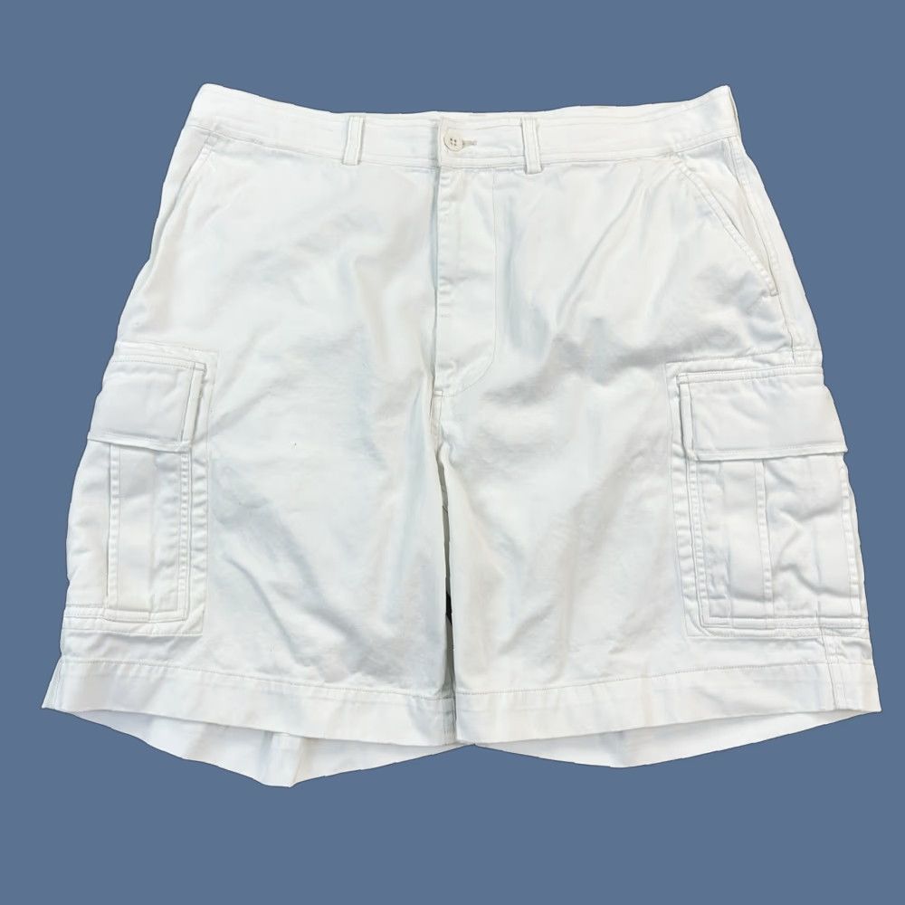 Polo Ralph Lauren VINTAGE Polo Ralph Lauren Shorts Mens 38 White Chino Cargo Casual Preppy Size US M / EU 48-50 / 2 - 1 Thumbnail