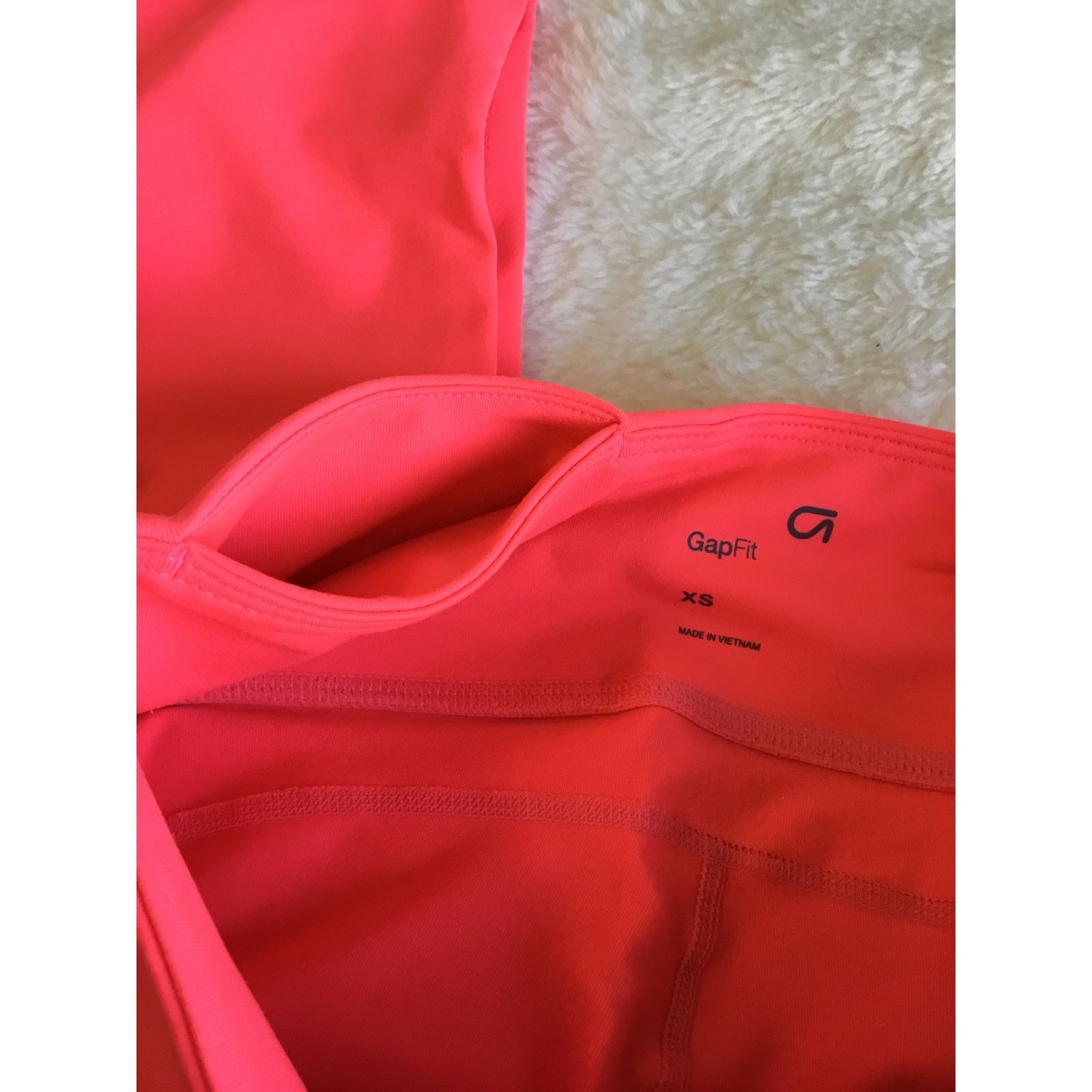 Gap GapFit Bright Neon Pink Compression Capris Size 26" / US 2 / IT 38 - 13 Thumbnail