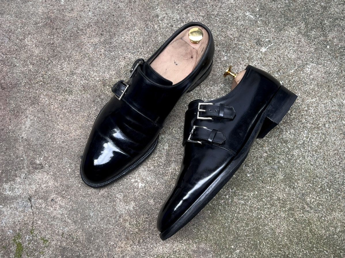 John Lobb John Lobb "Naseby" Double Monk Strap Size US 8 / EU 41 - 1 Thumbnail