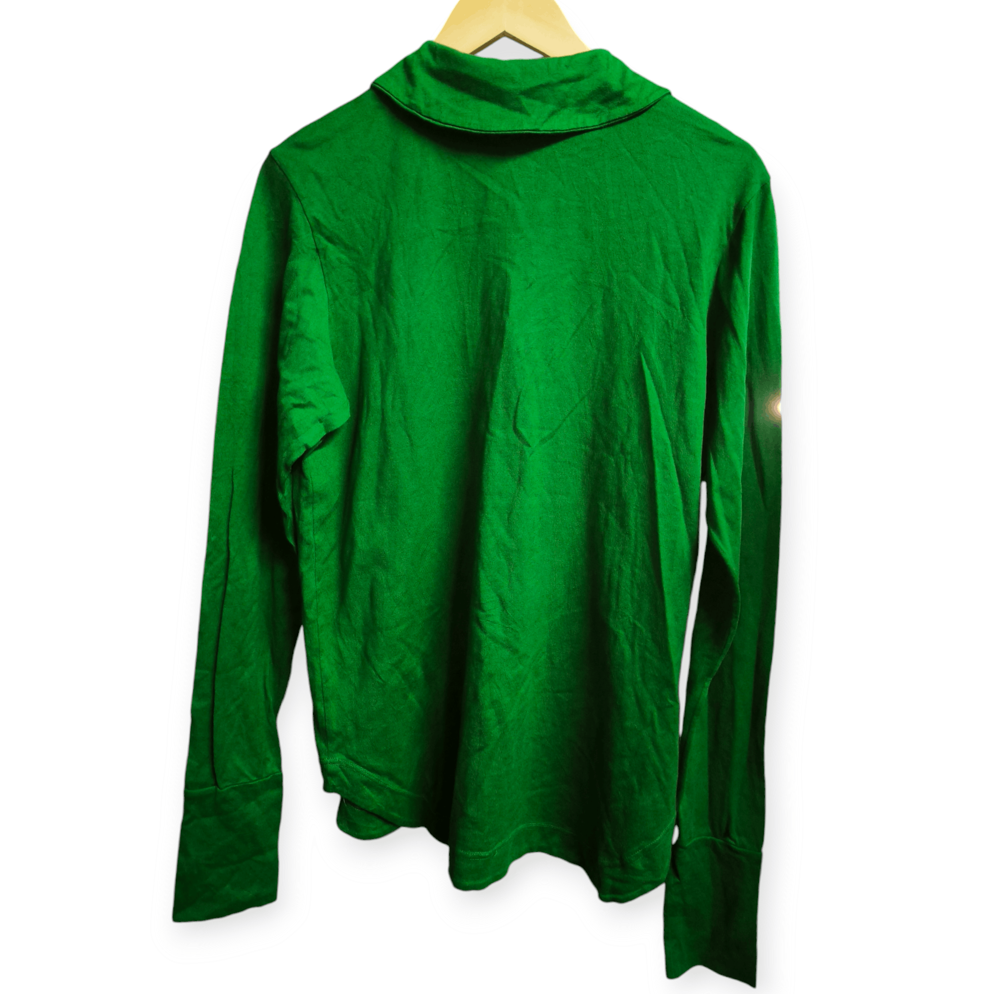 45rpm × Japanese Brand × Vintage Green Collar Longsleeve Tee Size US M / EU 48-50 / 2 - 3 Thumbnail