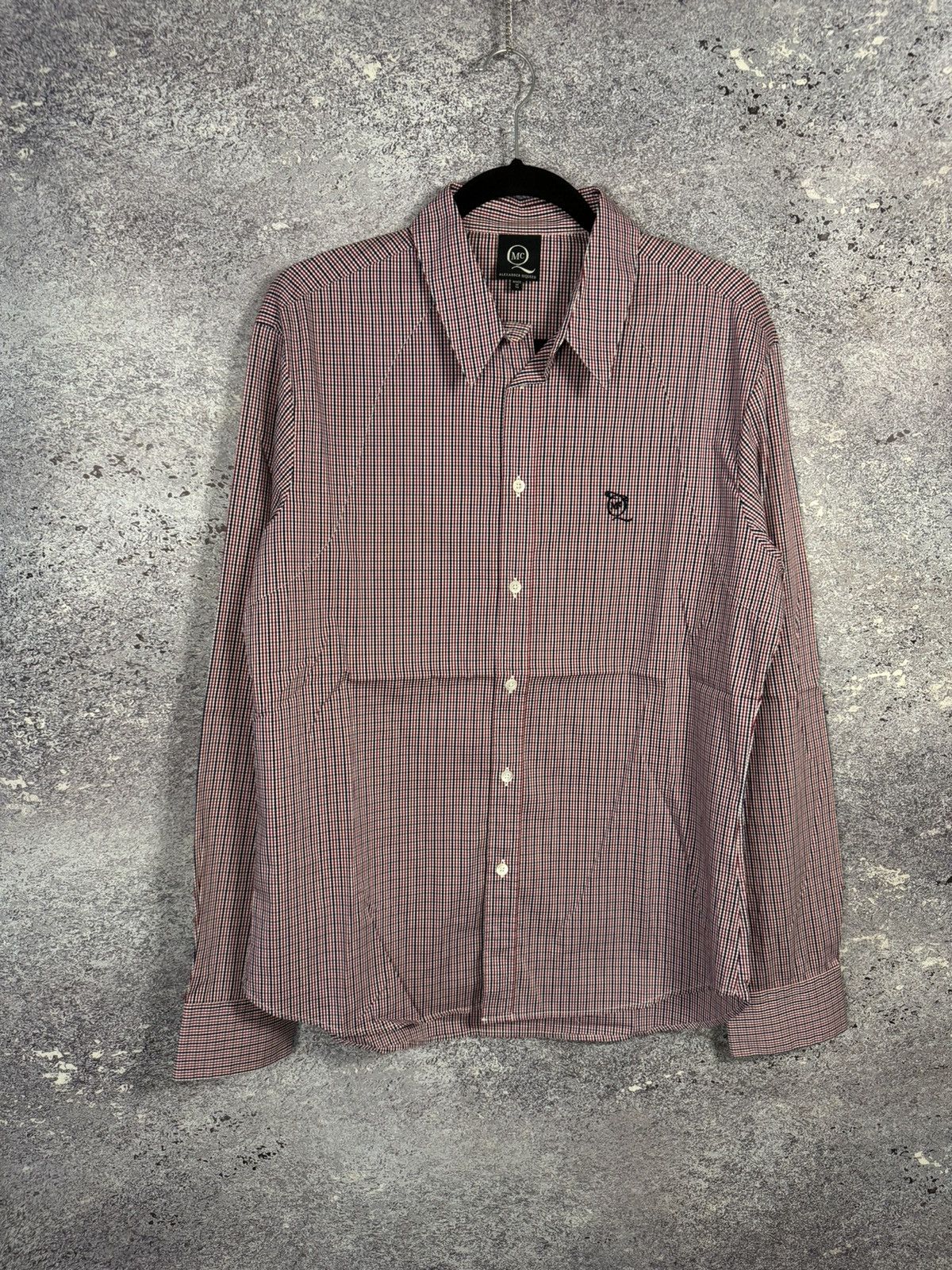 Alexander McQueen × McQ Alexander McQueen × Vintage Vintage 2008 McQ Alexander McQueen Check shirt y2k oldmoney Size US L / EU 52-54 / 3 - 1 Thumbnail