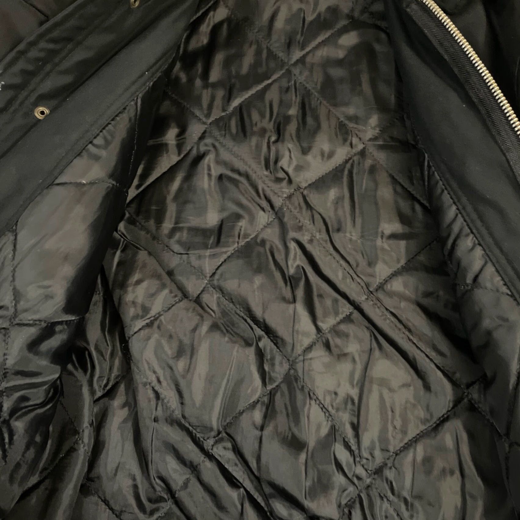 Vintage NXP Military Jacket - Black - L Size Men Water Resistant Workwear Canvas 65% Polyester 35% Cotton Zipper Snap Size US L / EU 52-54 / 3 - 6 Thumbnail