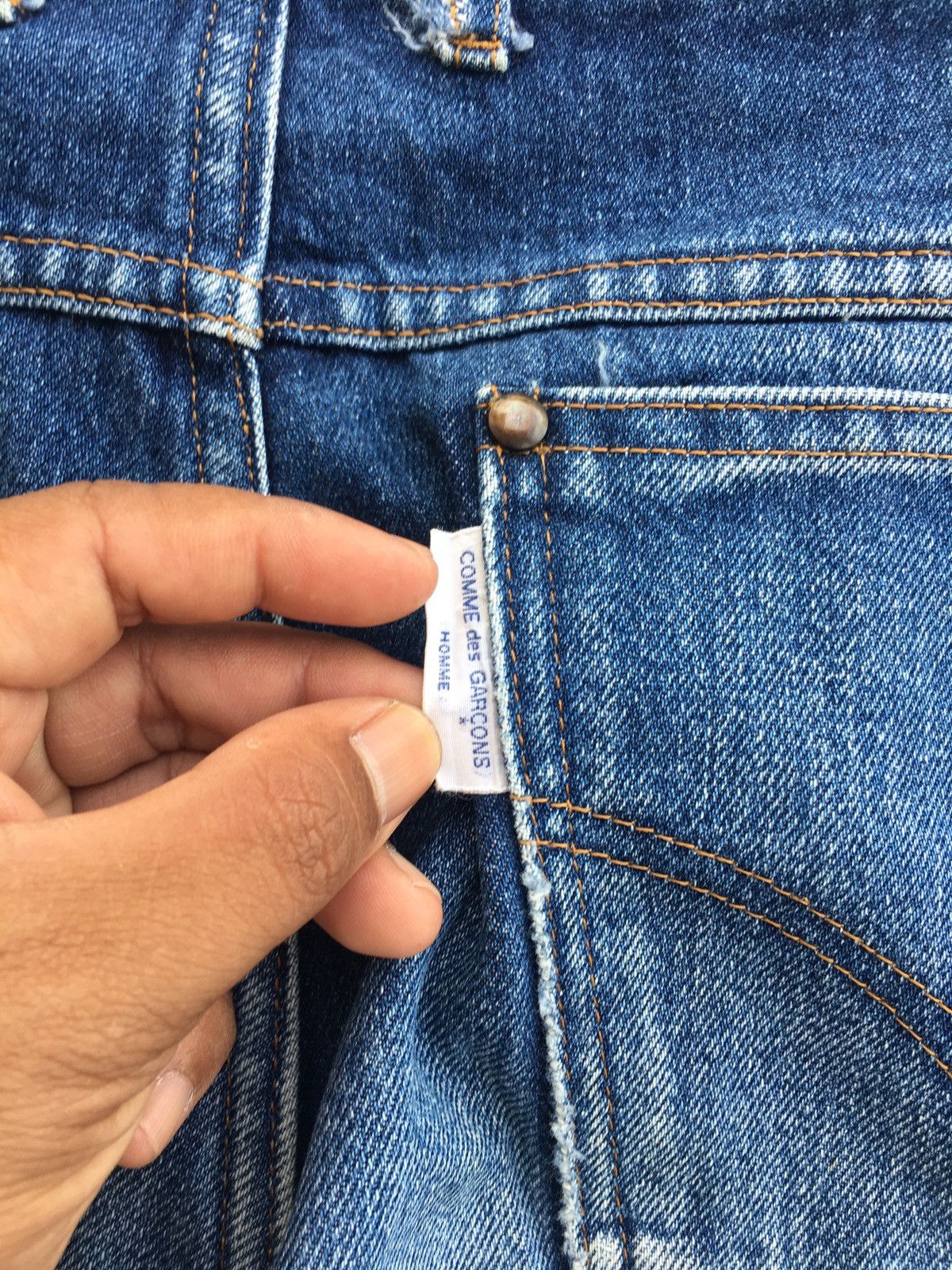 Comme des Garcons Rare CDG Comme Des Garcons Homme Classic Straight Cut Jean Size US 29 - 22 Thumbnail