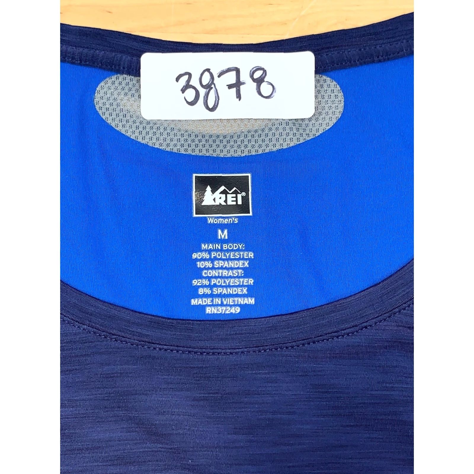Vintage REI Womens Blue Hiking T Shirt Size M Short Sleeve Outdoor #3878 Size M / US 6-8 / IT 42-44 - 3 Thumbnail