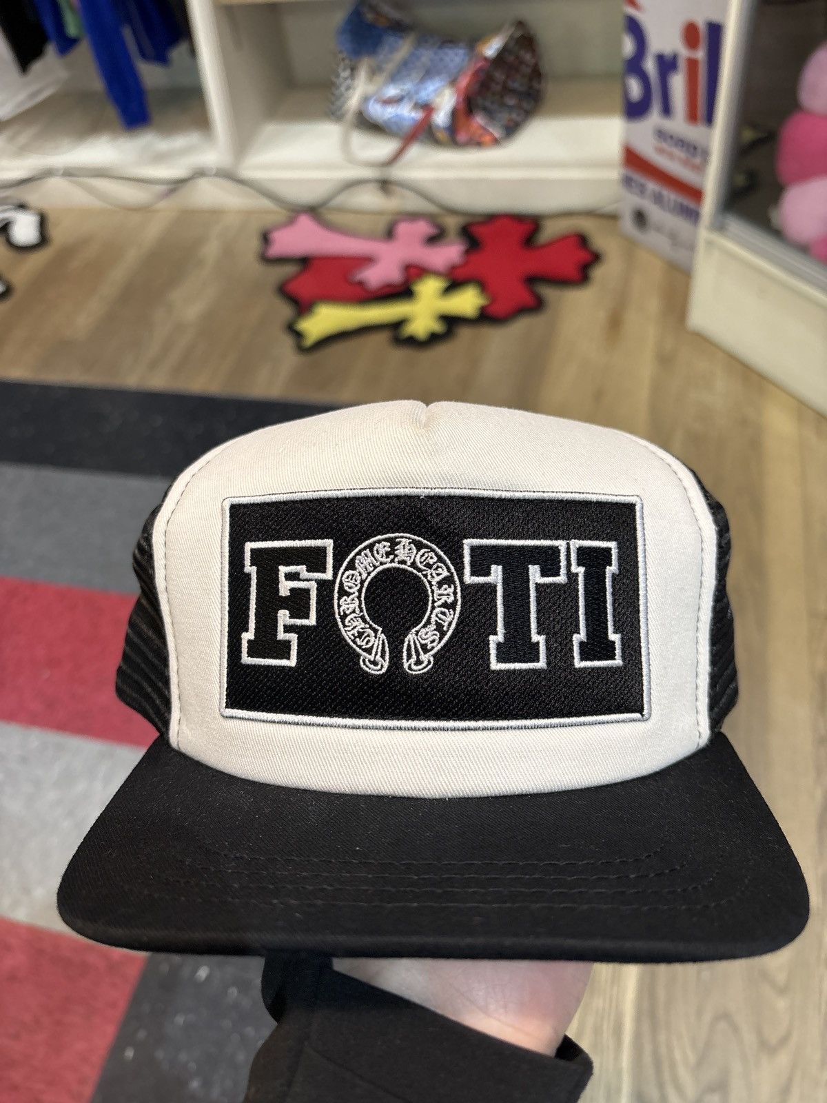 Chrome Hearts Chrome Hearts FOTI Trucker Hat Size ONE SIZE - 1 Thumbnail
