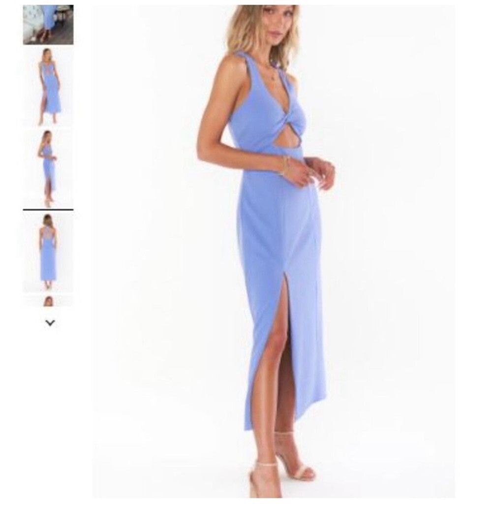 Women's show me Your MuMu Luca Periwinkle Dress L