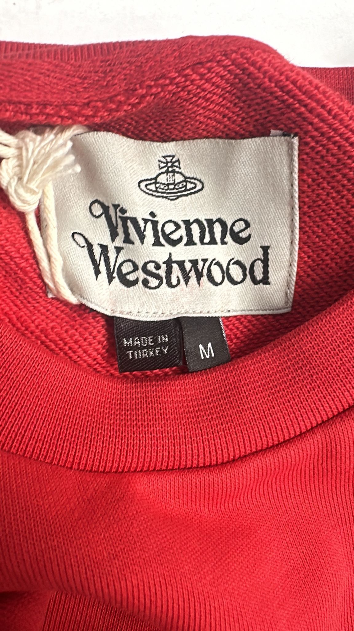 Vintage × Vivienne Westwood Vivienne Westwood Orb Logo Sweatshirt Red Medium Size US M / EU 48-50 / 2 - 4 Thumbnail