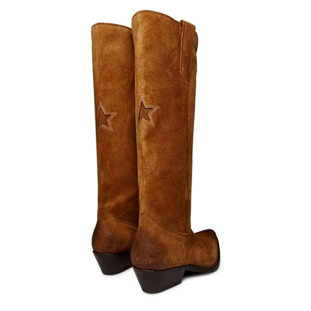 Golden Goose o1g2r1mq1024 Star Boots in Brown Size US 8 / IT 38 - 4 Thumbnail