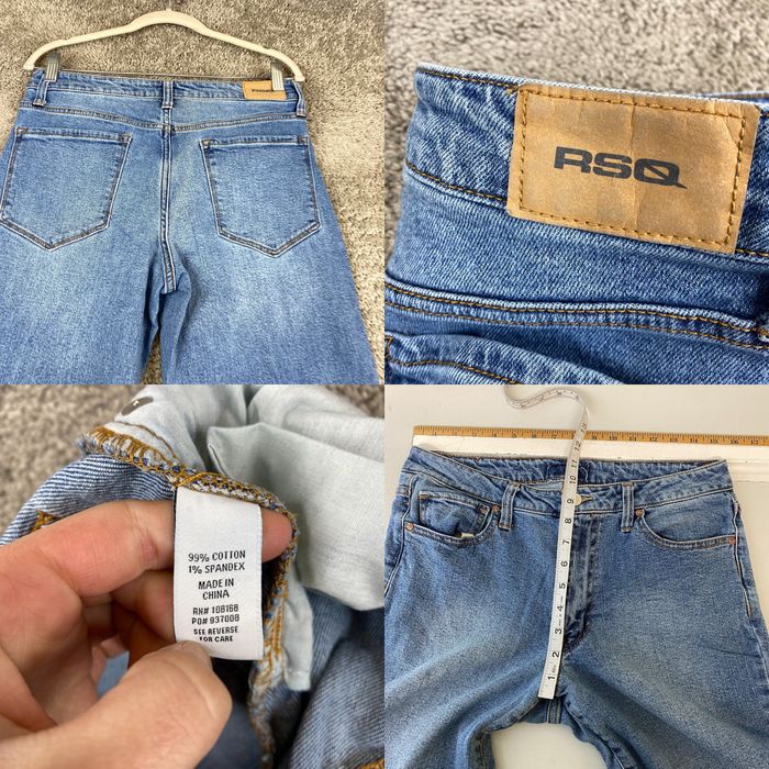 RSQ Curvy Womens High Rise Skinny Jeans - MEDIUM WASH