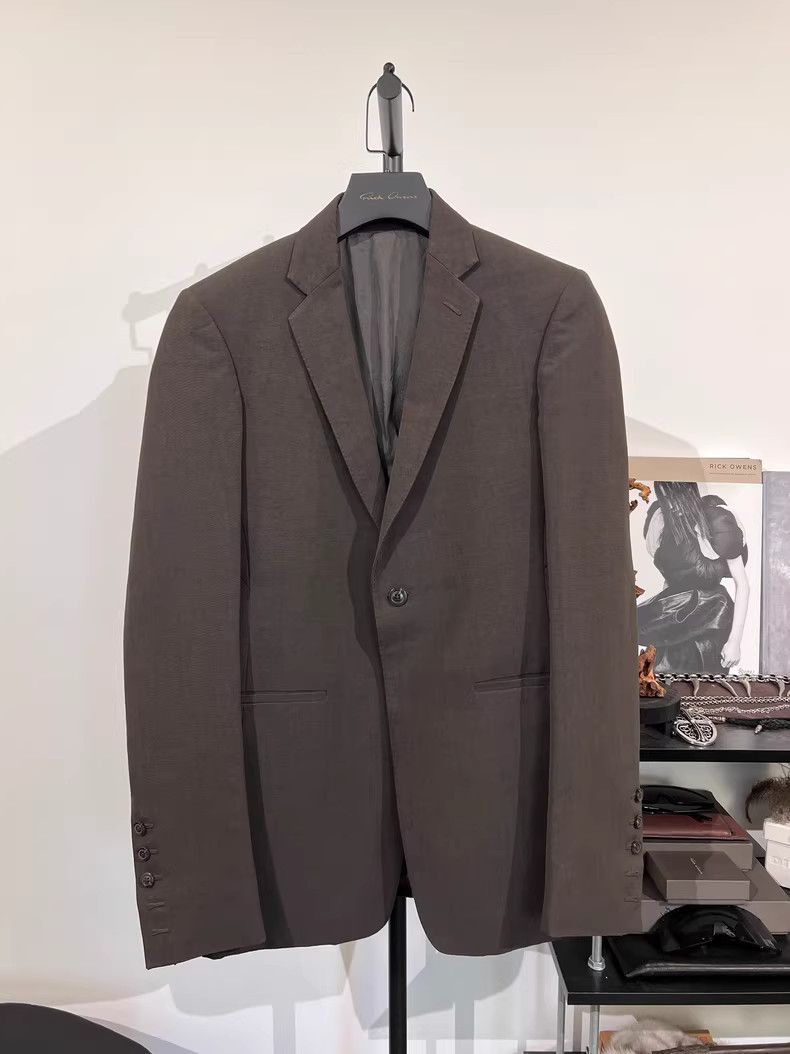 Rick Owens Rick Owens Brown Blazer, Size 48 Size US M / EU 48-50 / 2 - 1 Thumbnail