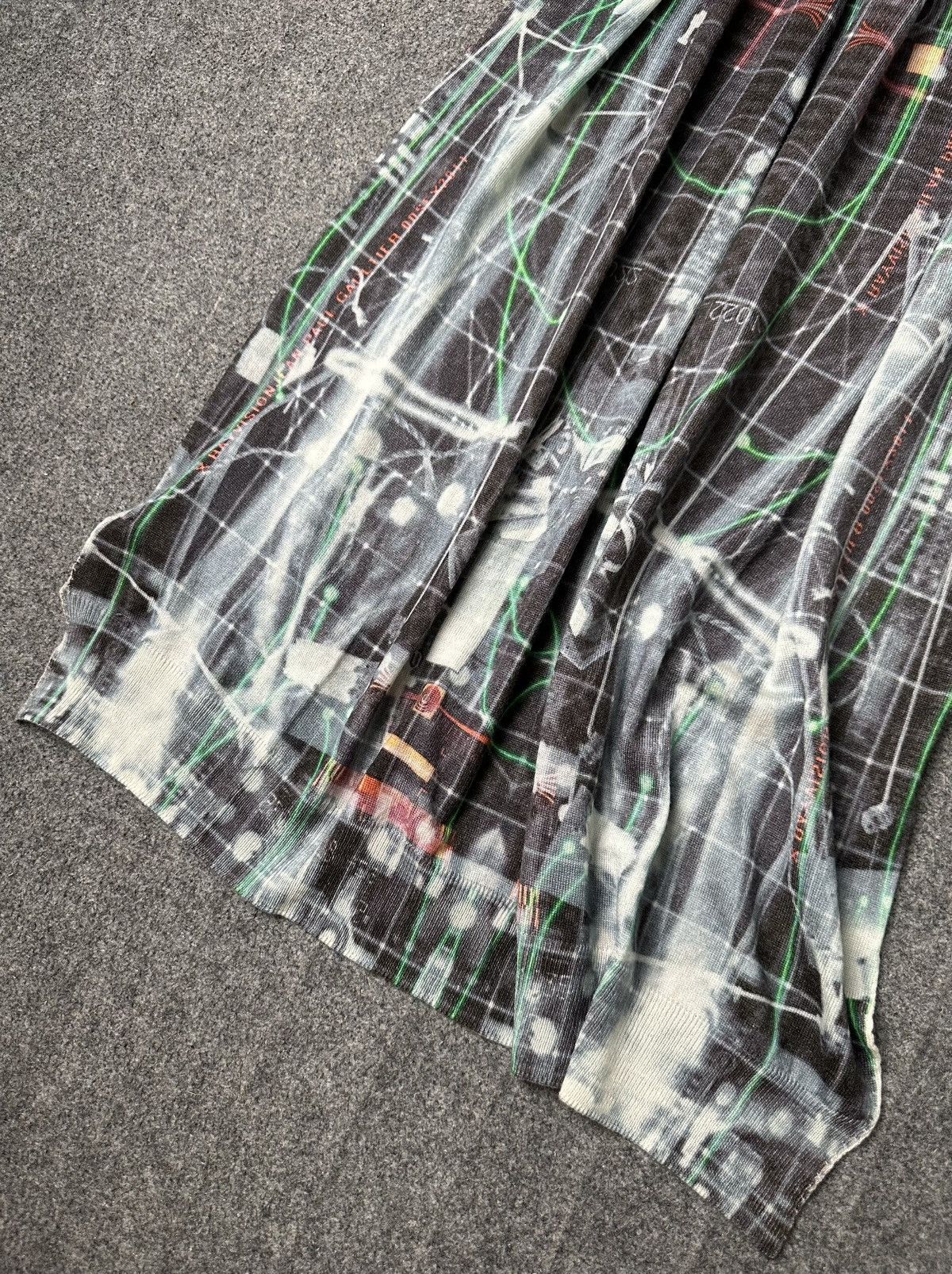 Jean Paul Gaultier Jean Paul Gaultier Monsieur S/S1996 X-Ray Vision Wool Scarf Size ONE SIZE - 8 Thumbnail