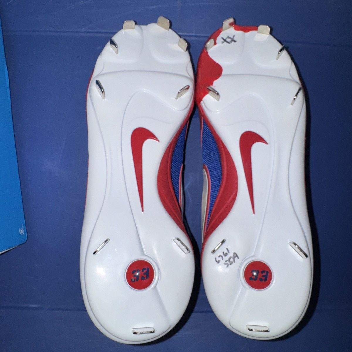 Nike Cliff Lee Philadelphia Phillies Sample Cleats PE Promo Size US 13 / EU 46 - 8 Thumbnail