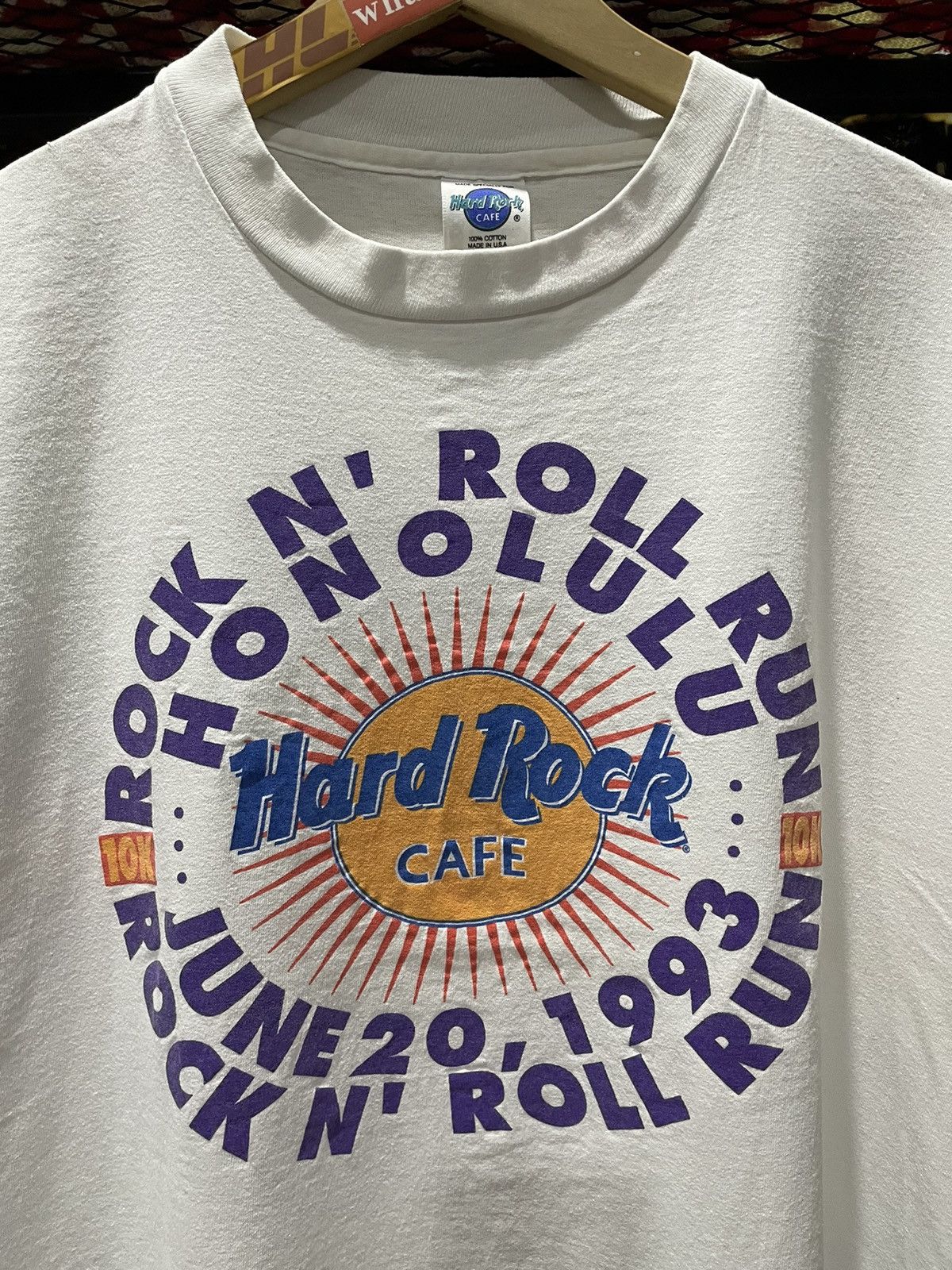 Hard Rock Cafe × Vintage Vintage HRC Rock N Roll Honolulu Tee Size US L / EU 52-54 / 3 - 2 Thumbnail