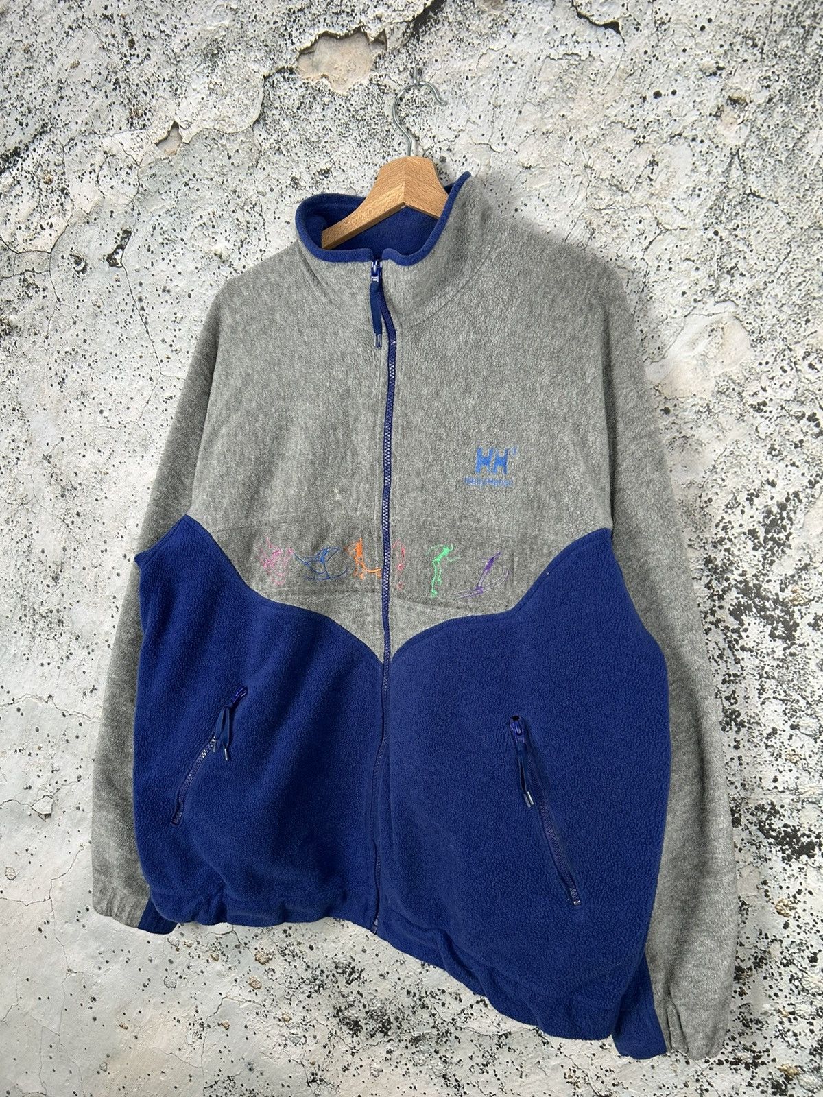 Helly Hansen × Vintage Vintage Helly Hansen Zip Fleece Gorpcore Winter Hype Size US L / EU 52-54 / 3 - 2 Thumbnail