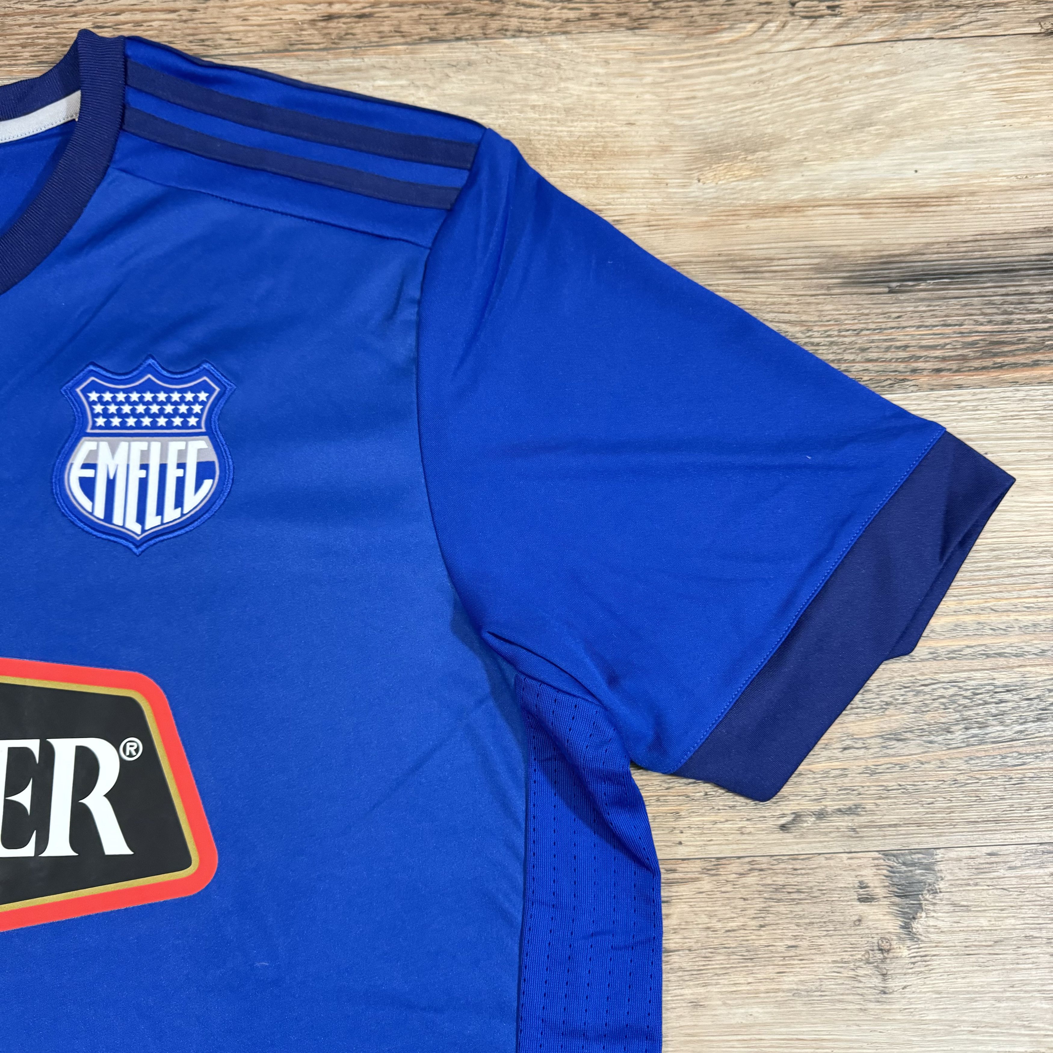 Adidas 2017 Rare Adidas EMELEC Ecuadorian Soccer Futbol Jersey Size US XL / EU 56 / 4 - 4 Thumbnail