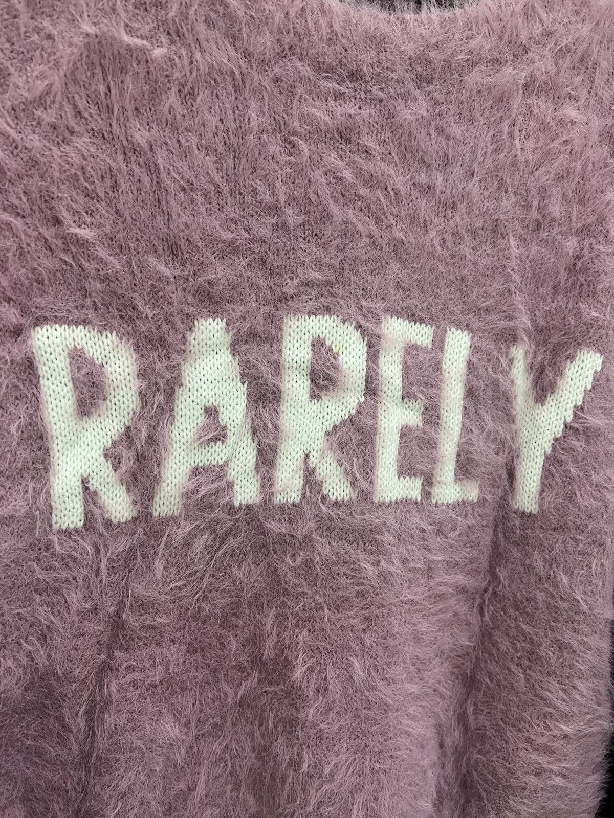 Japanese Brand RARELY Colza Fur Fuzzy Soft Merino Versatiles Pink Sweater Size S / US 4 / IT 40 - 4 Thumbnail