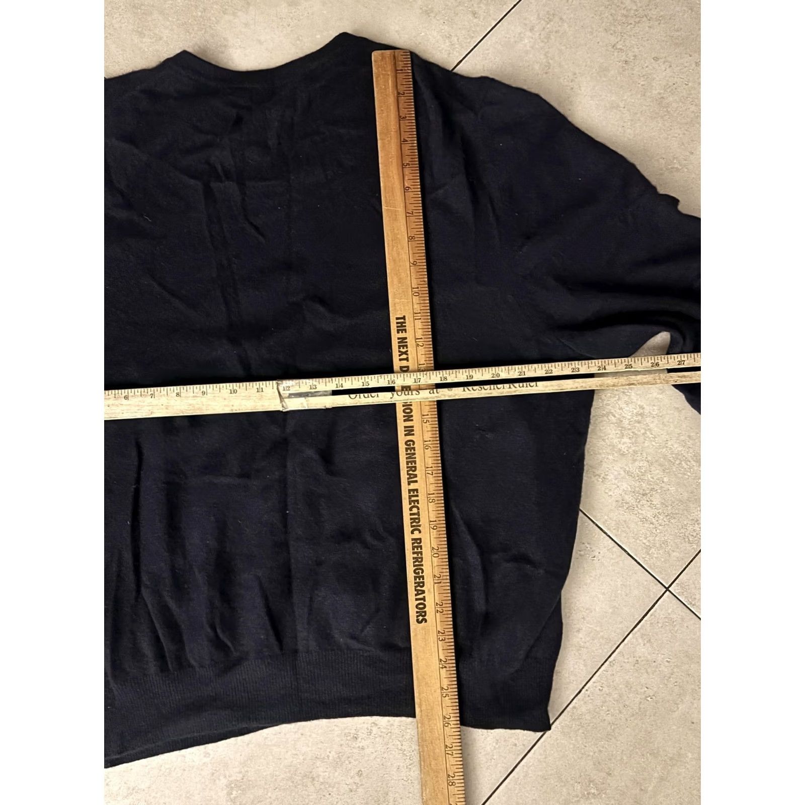Bloomingdale's VINTAGE? No — The Men's Store Bloomingdale's Sweater Mens 2XL Navy Cashmere V Neck Pullover Size US XXL / EU 58 / 5 - 5 Thumbnail