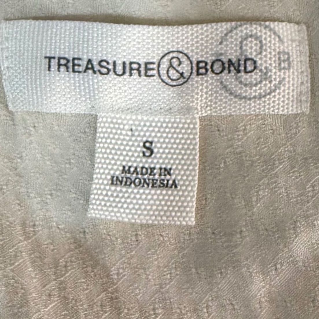 Treasure & Bond Treasure Bond Blouse S Pintuck Crochet Lace Cream Boho Beach Women Casual Size S / US 4 / IT 40 - 5 Thumbnail