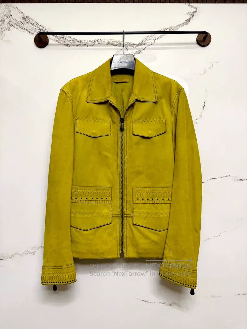 Bottega Veneta Bottega Veneta Beige suede leather jacket Size US M / EU 48-50 / 2 - 1 Thumbnail