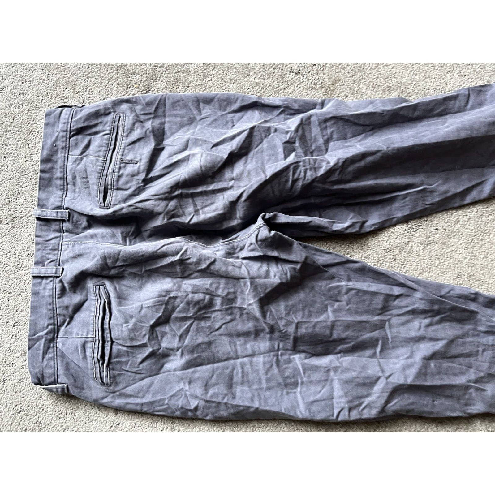J.Crew J.CREW Chino Pants Flat Front 32x32 Blue Regular Men Pants Vintage No 12837 GUC Shirt? Size US 32 / EU 48 - 4 Thumbnail
