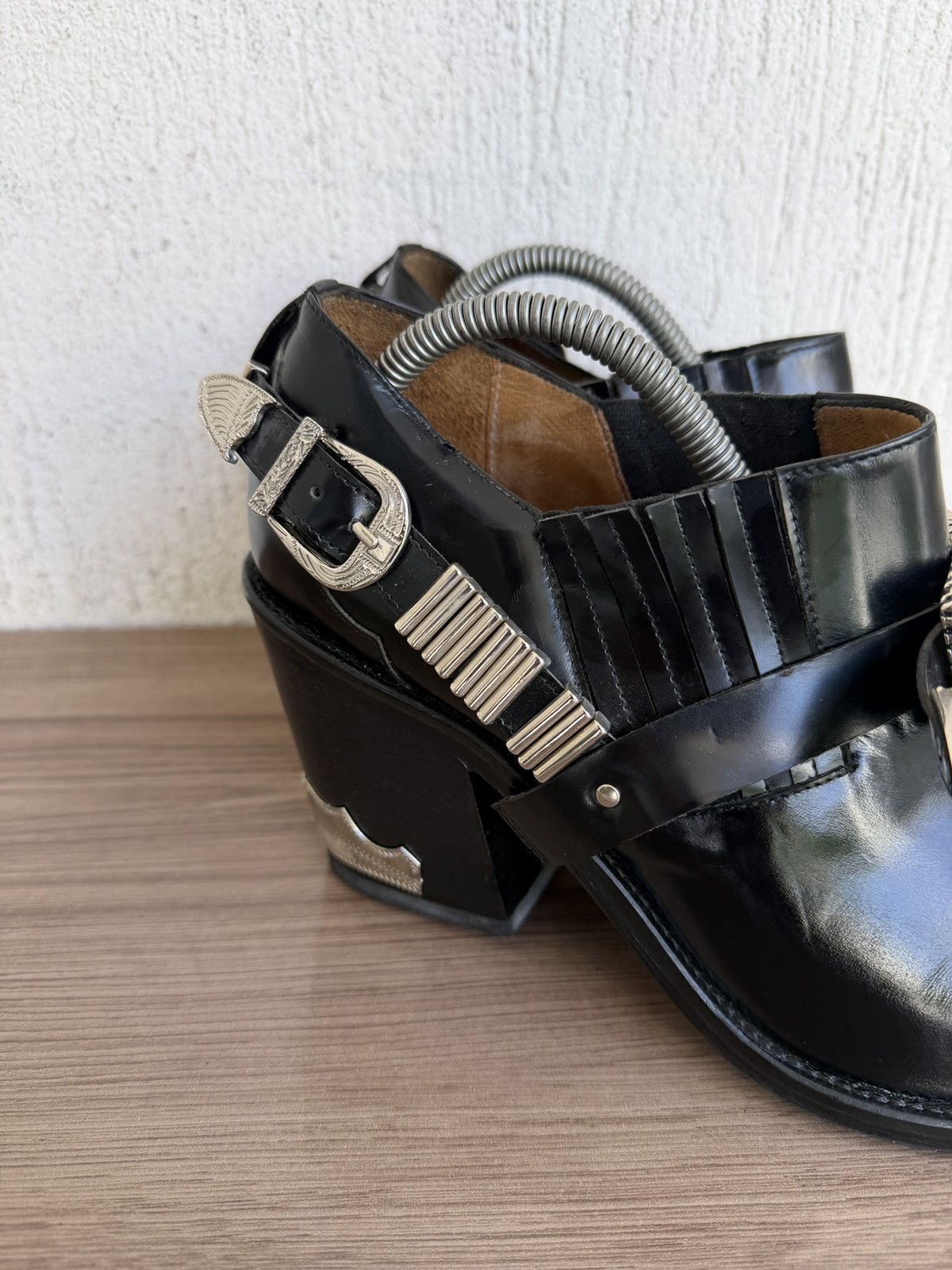 Toga Pulla Studded Western harness boots Size US 11 / IT 41 - 10 Thumbnail