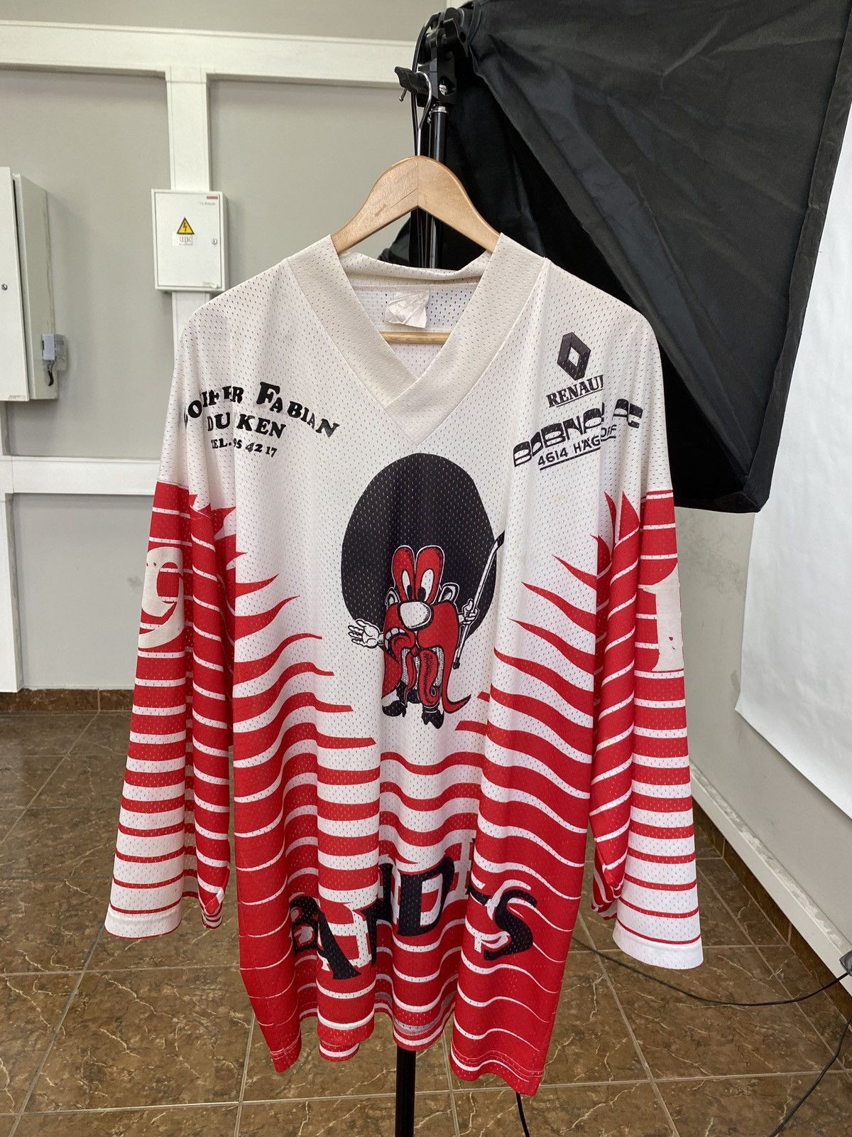 NHL × Nike Vintage 90s Bandits 19 Willimann Hockey Jersey Rare Retro Size US XL / EU 56 / 4 - 1 Thumbnail