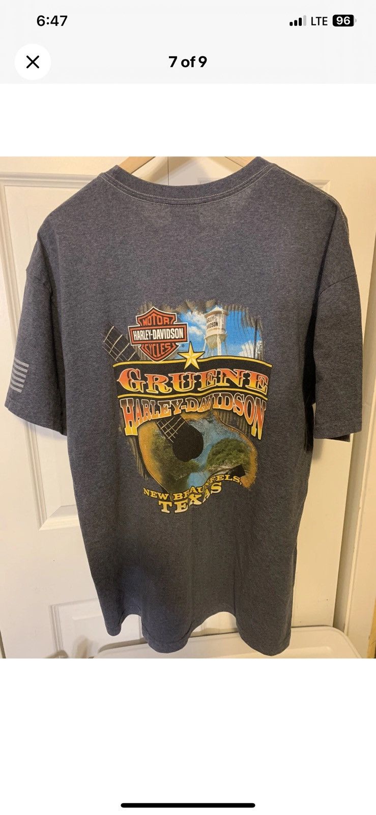Harley Davidson Harley Davidson mens sz XL New Braunfels TX Gruene t shirt Size US XL / EU 56 / 4 - 7 Thumbnail