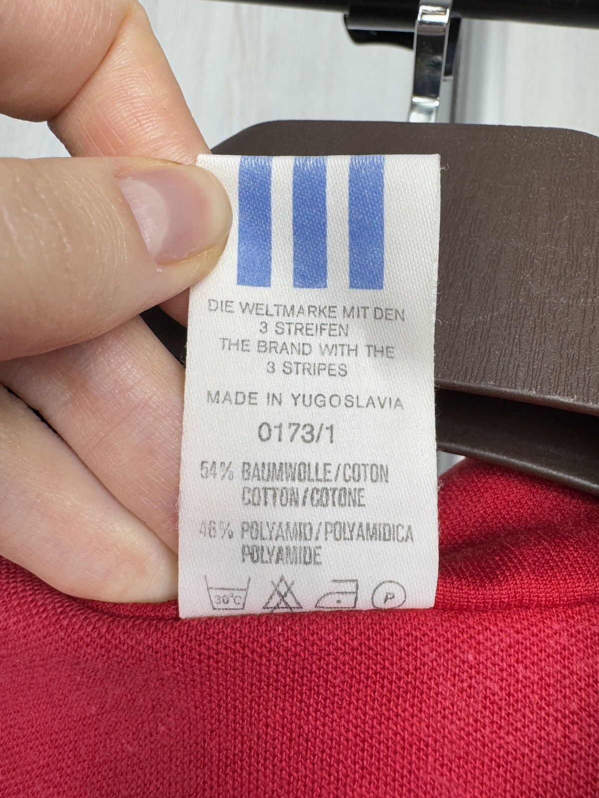Adidas Adidas Originals Vintage 80s Red Track Suit Jacket Pants Size US XS / EU 42 / 0 - 10 Thumbnail