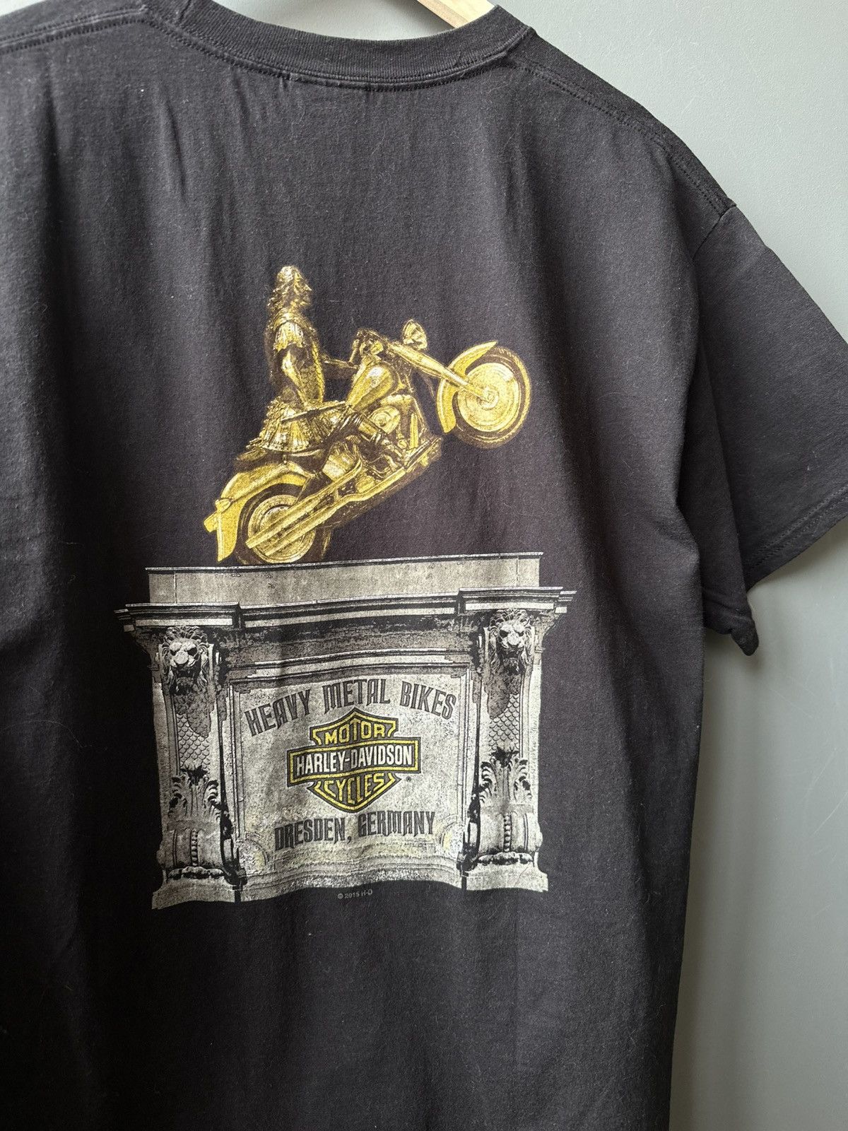 Harley Davidson Harley Davidson Heavy Metal Bikers Dresden T- Shirt Size US L / EU 52-54 / 3 - 6 Thumbnail