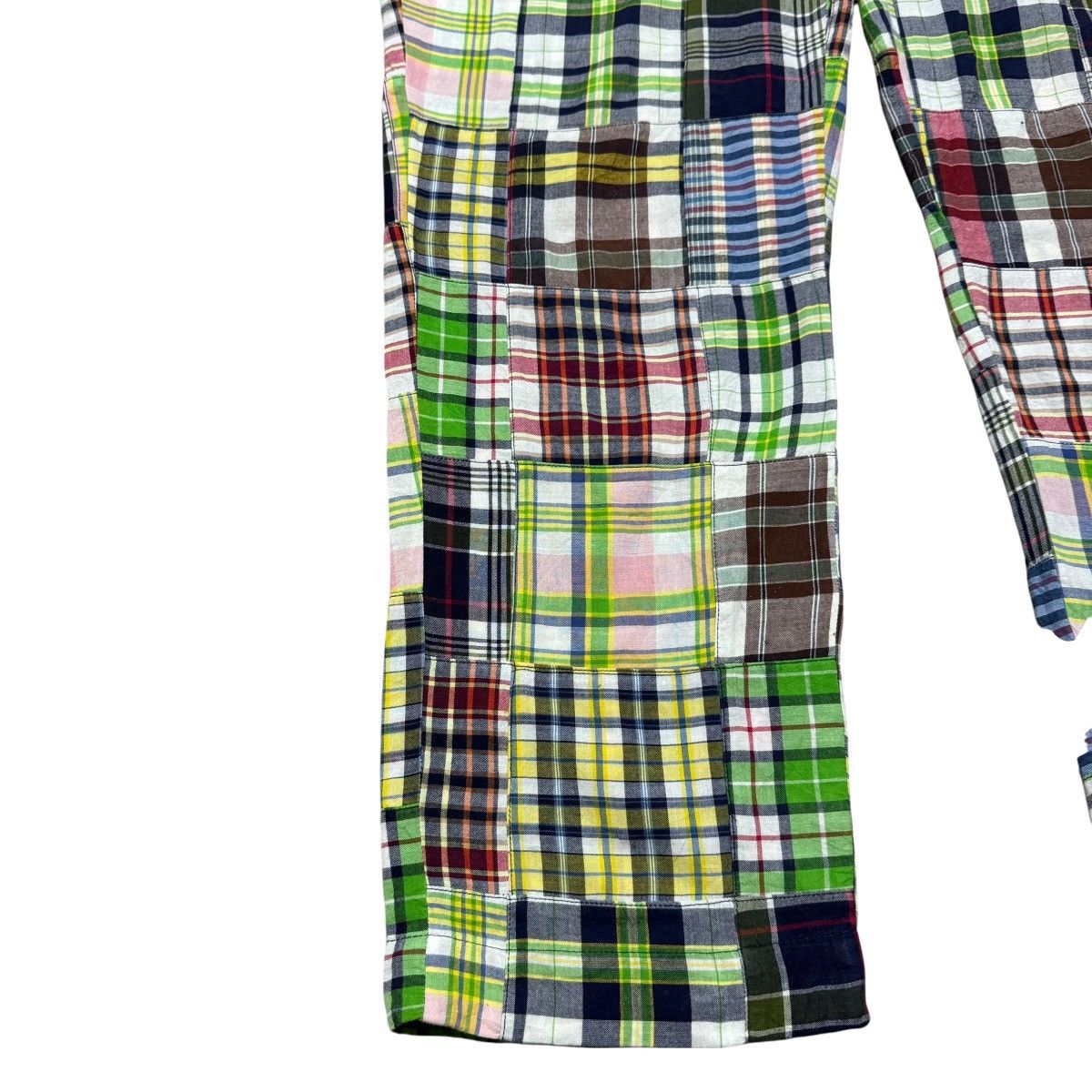 Polo Ralph Lauren Vintage 90s Polo Ralph Lauren Madras Checked Patchwork Pants Size US 36 / EU 52 - 7 Thumbnail