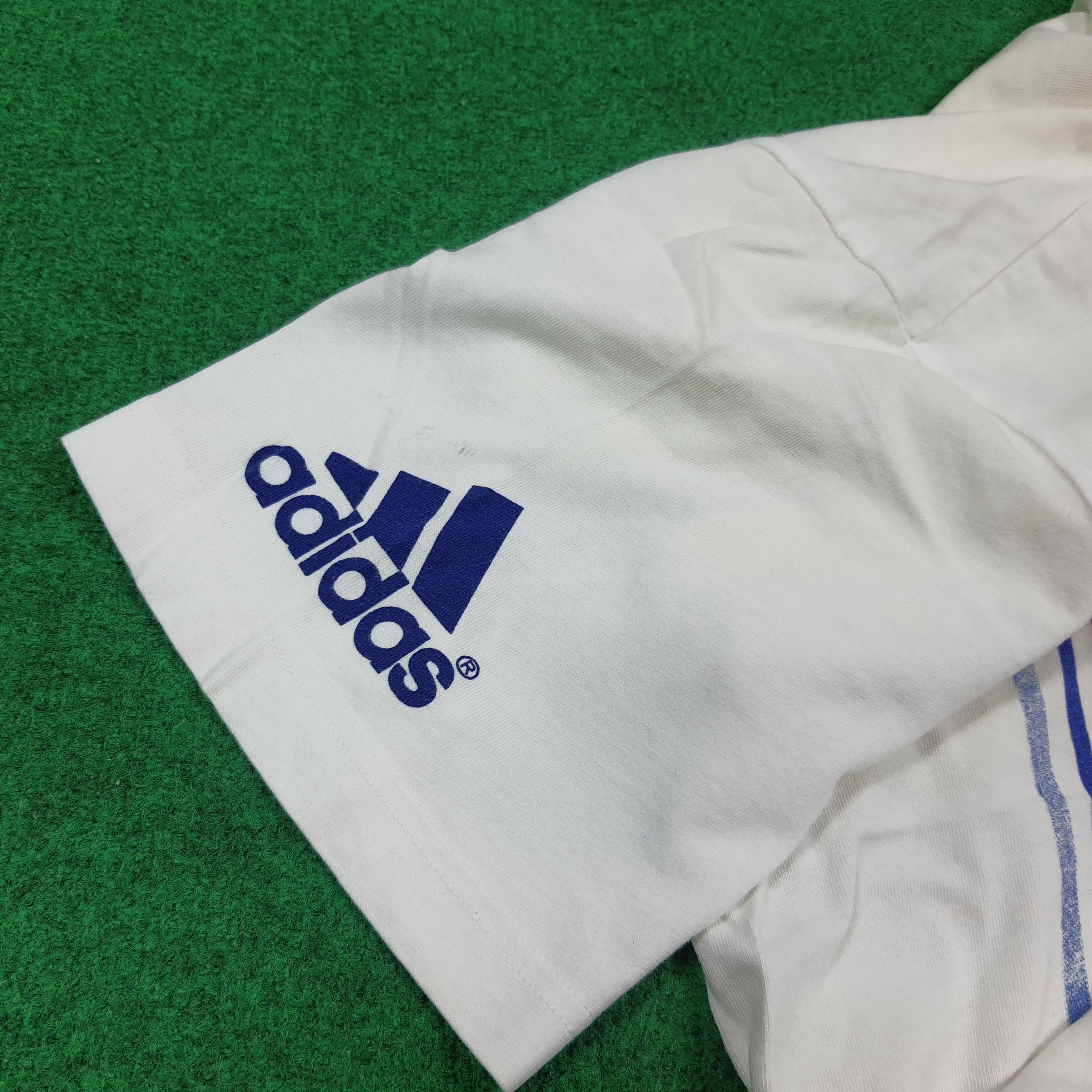 Adidas Vintage 90s Adidas Michel Platini France Tshirt C294N19 Size US M / EU 48-50 / 2 - 6 Thumbnail