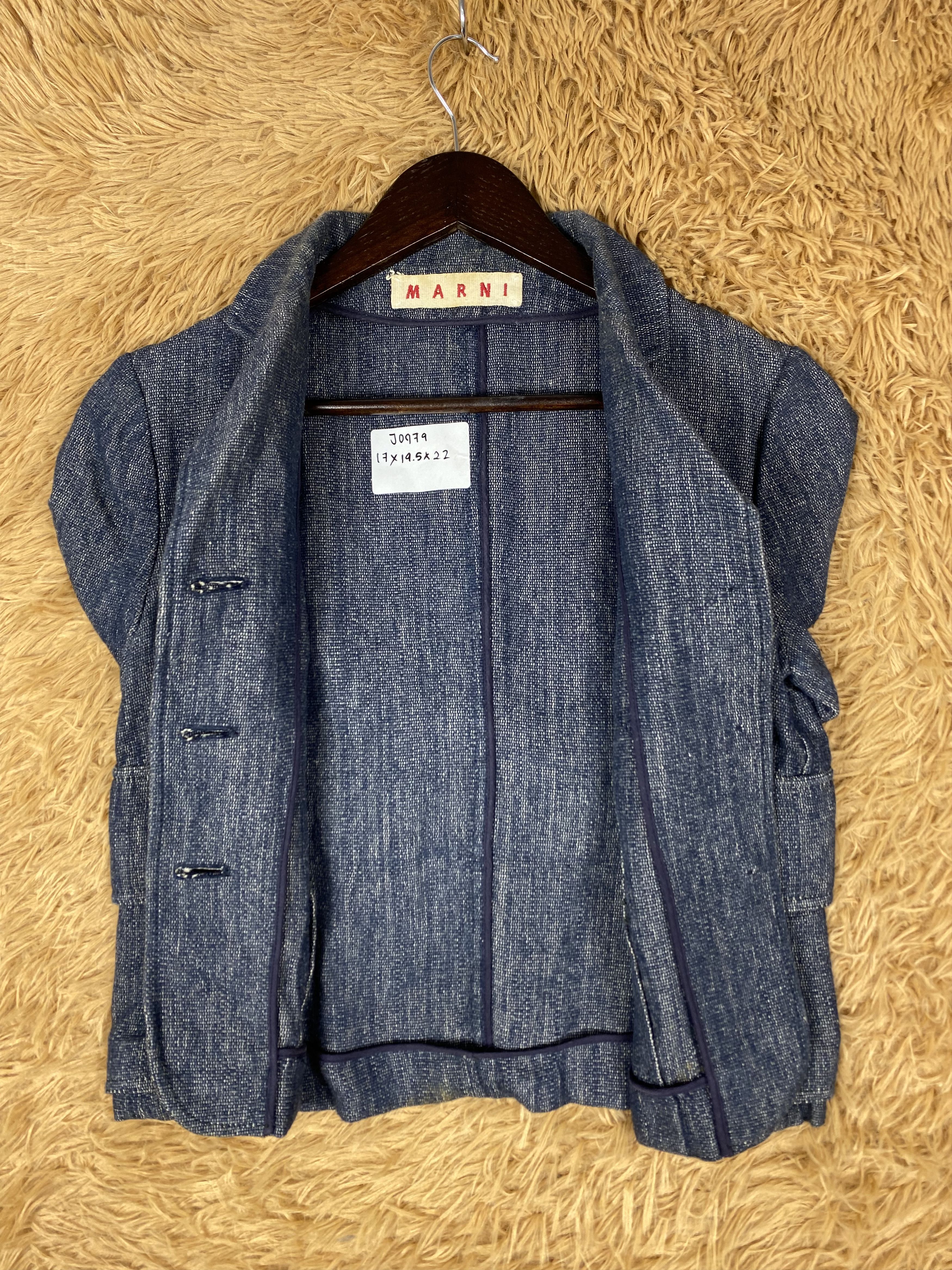 Marni Vintage Marni Button Jacket DJ0979 Size US XXS / EU 40 - 6 Thumbnail