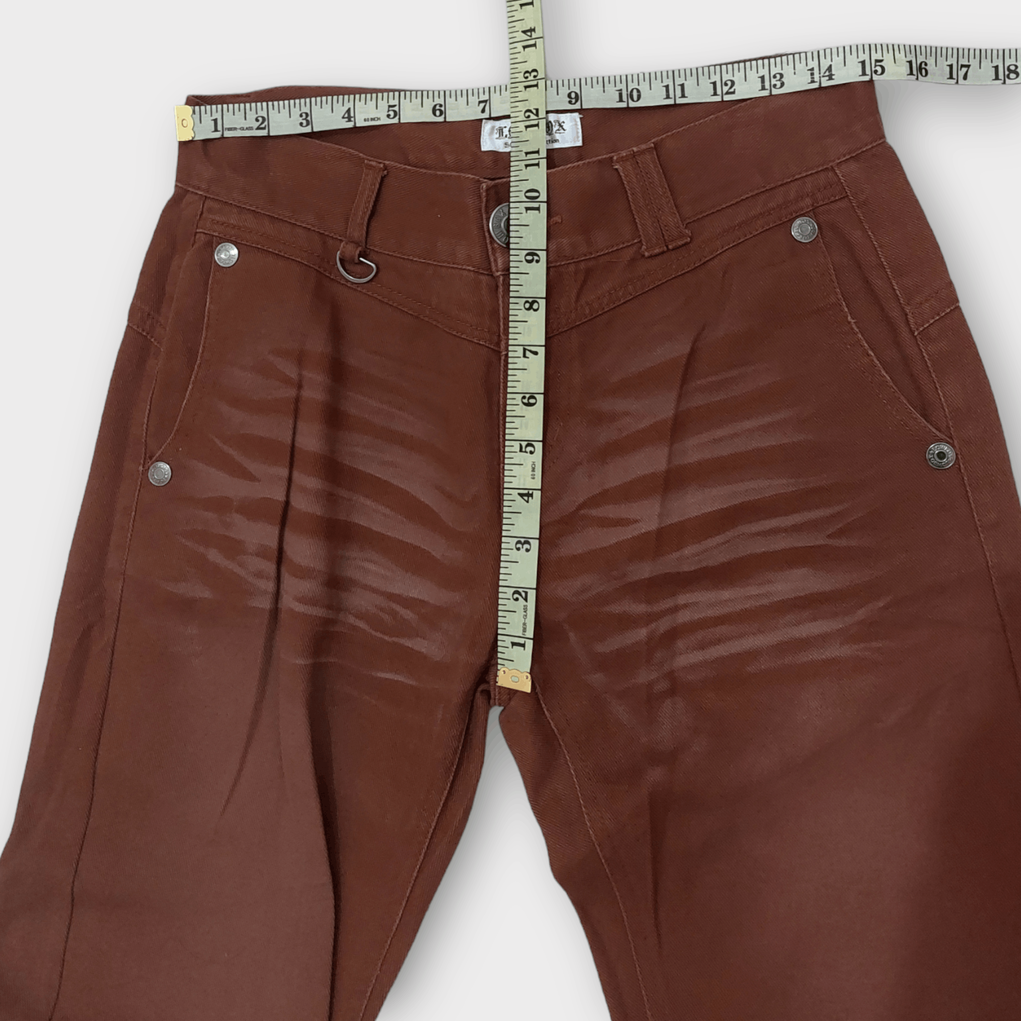 LOWBOX Lowbox Faded Buckle Back Jeans Size US 30 / EU 46 - 14 Thumbnail